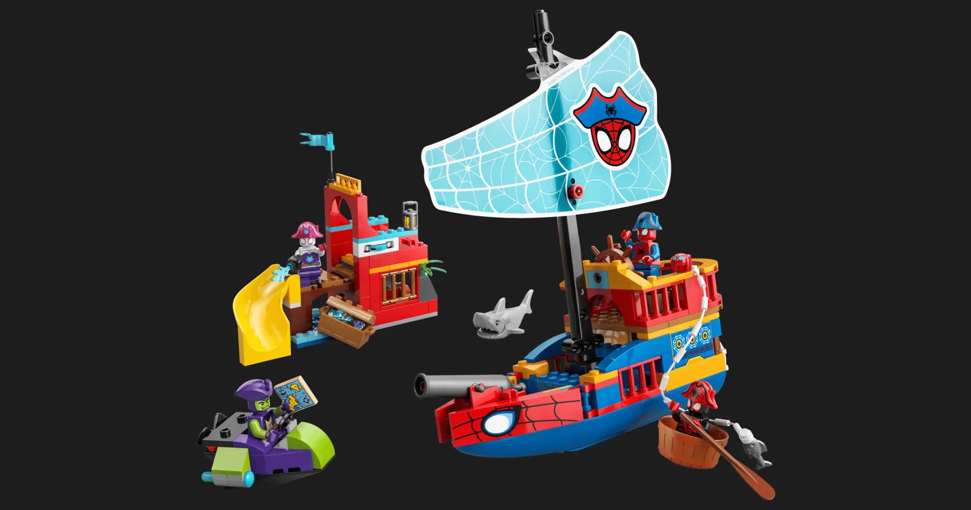 Конструктор LEGO Marvel Пиратский корабль команды Паука (11208)
