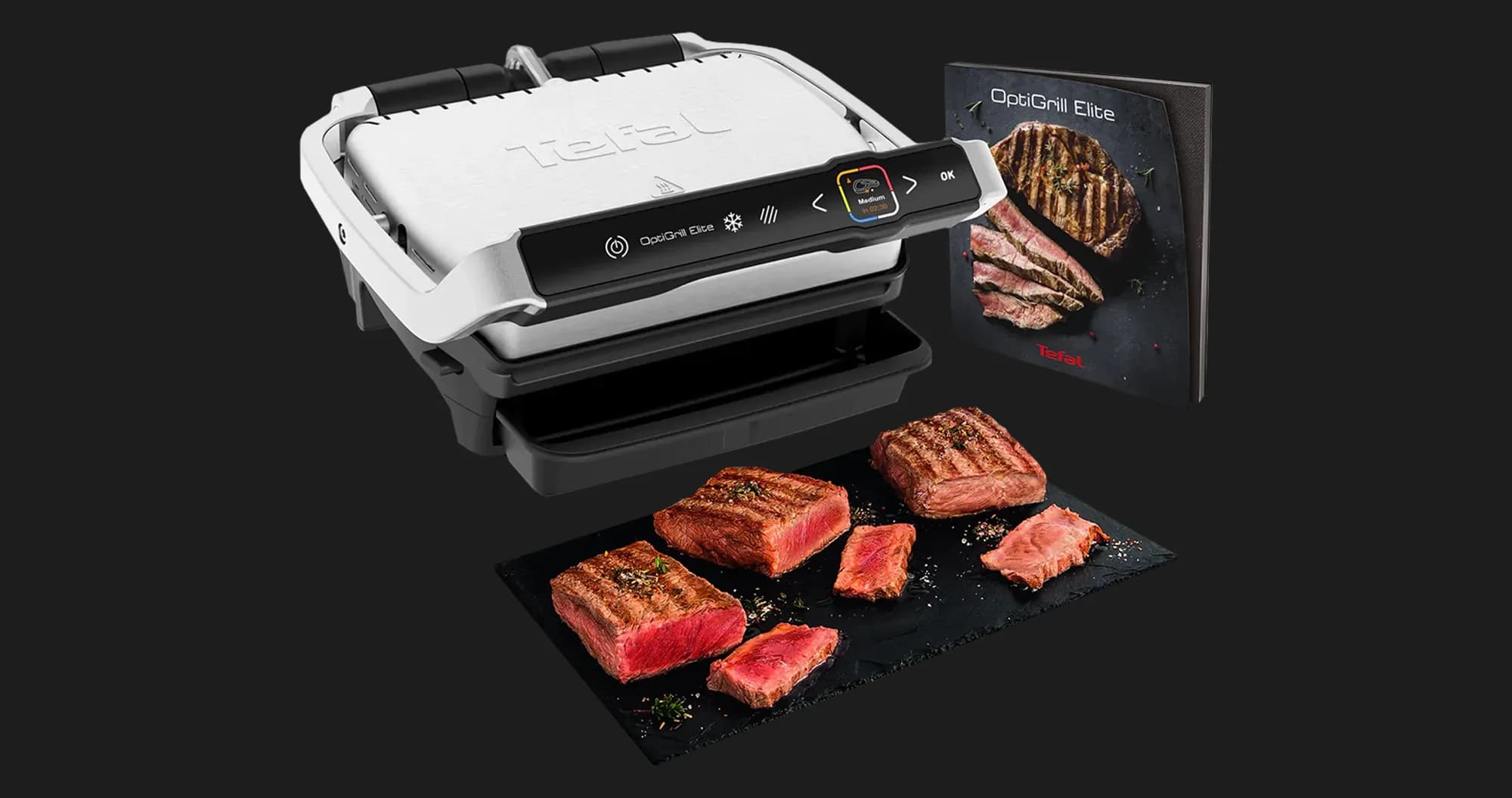 Гриль Tefal OptiGrill Elite GC750D30