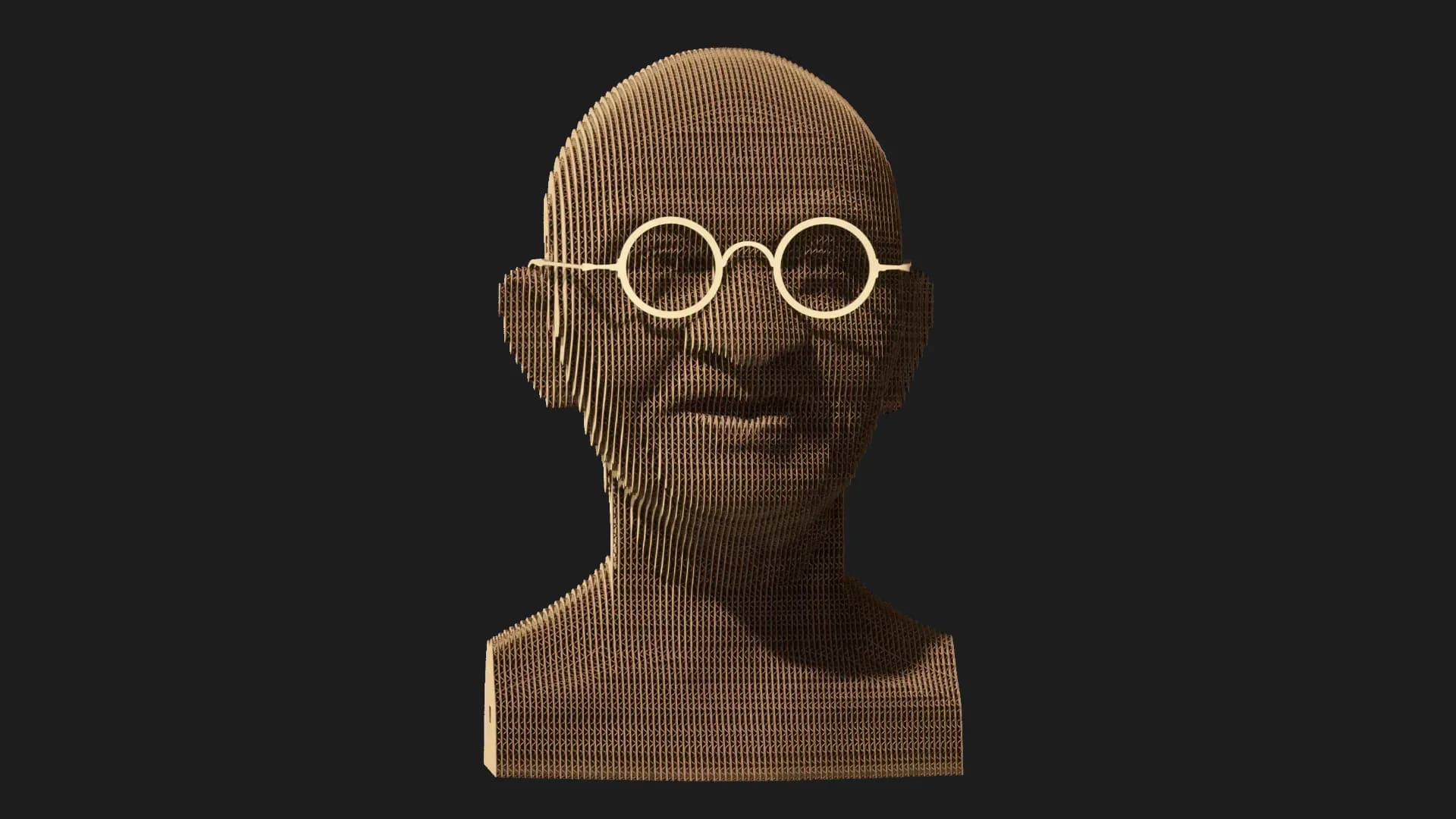 Картонный 3D пазл-конструктор Cartonic Махатма Ганди (Mahatma) (CARTMGDH)