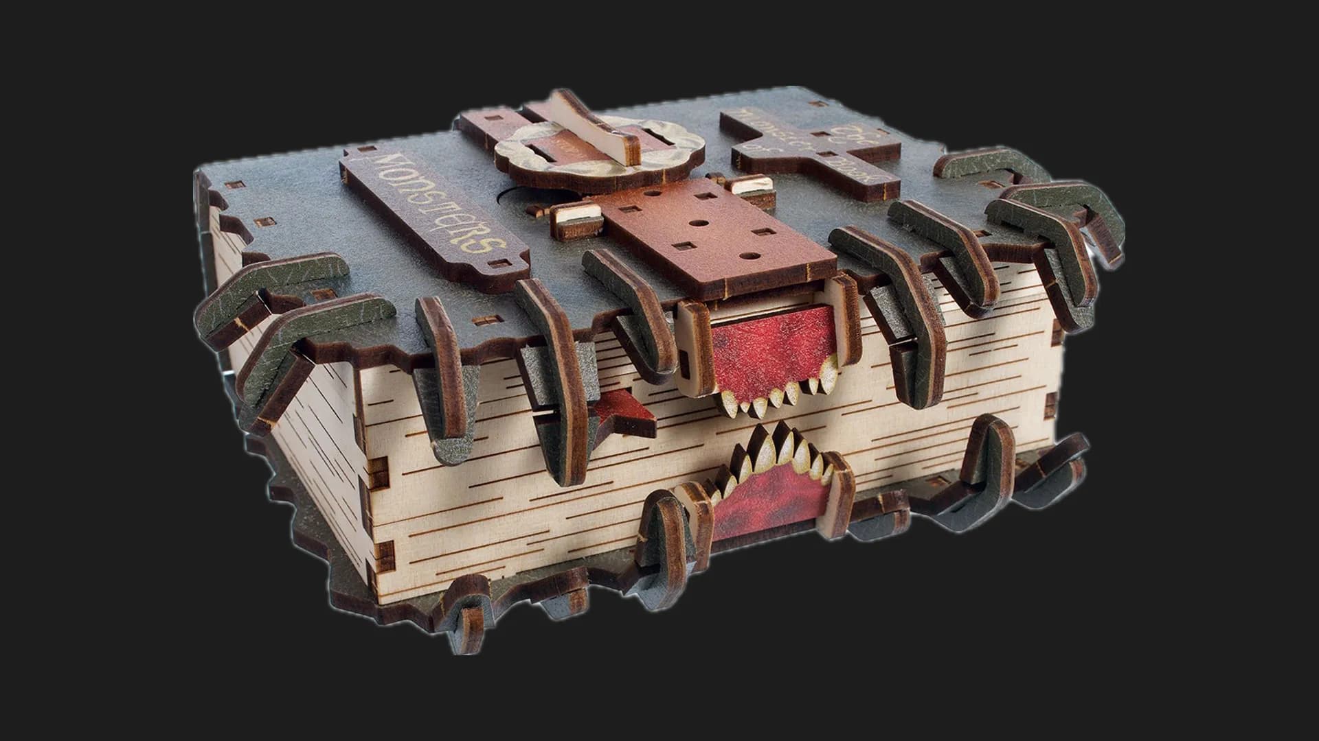 Деревянный 3D конструктор UGEARS Книга Монстров (70274)