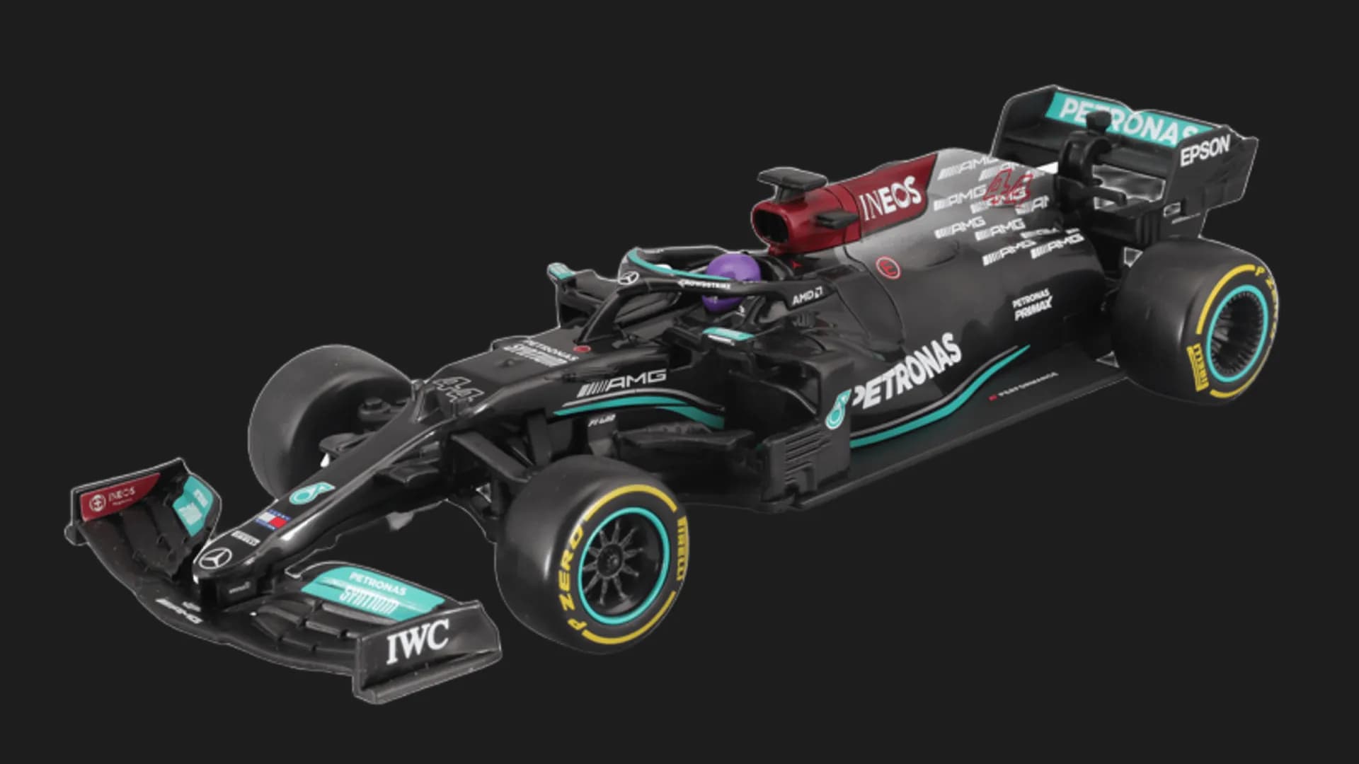 Автомобиль на р/у Maisto Tech — F1 Mercedes-AMG, 1:24, #44 Lewis Hamilton (82355)