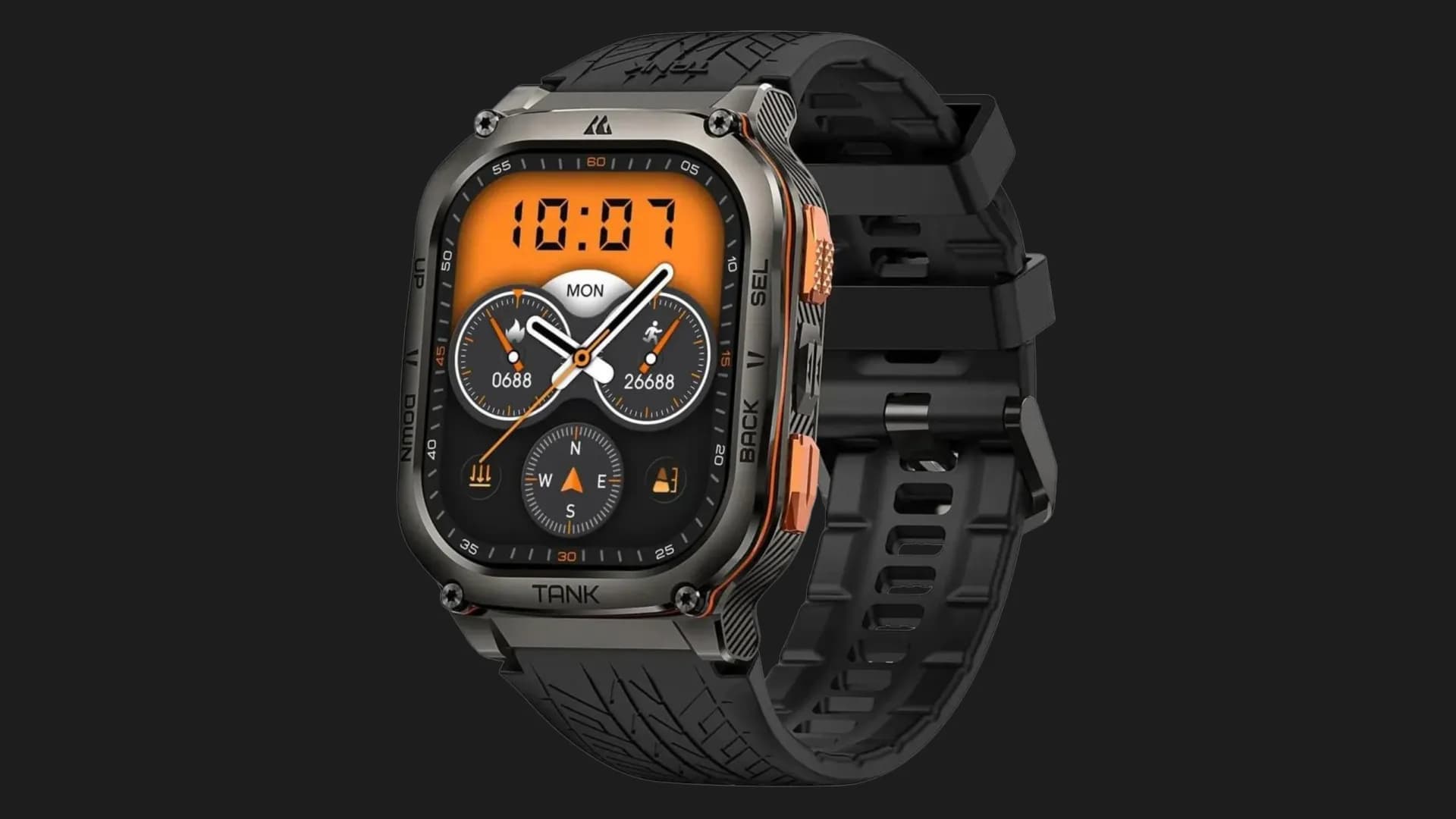 Смарт-часы KOSPET TANK M3 ULTRA SE Black
