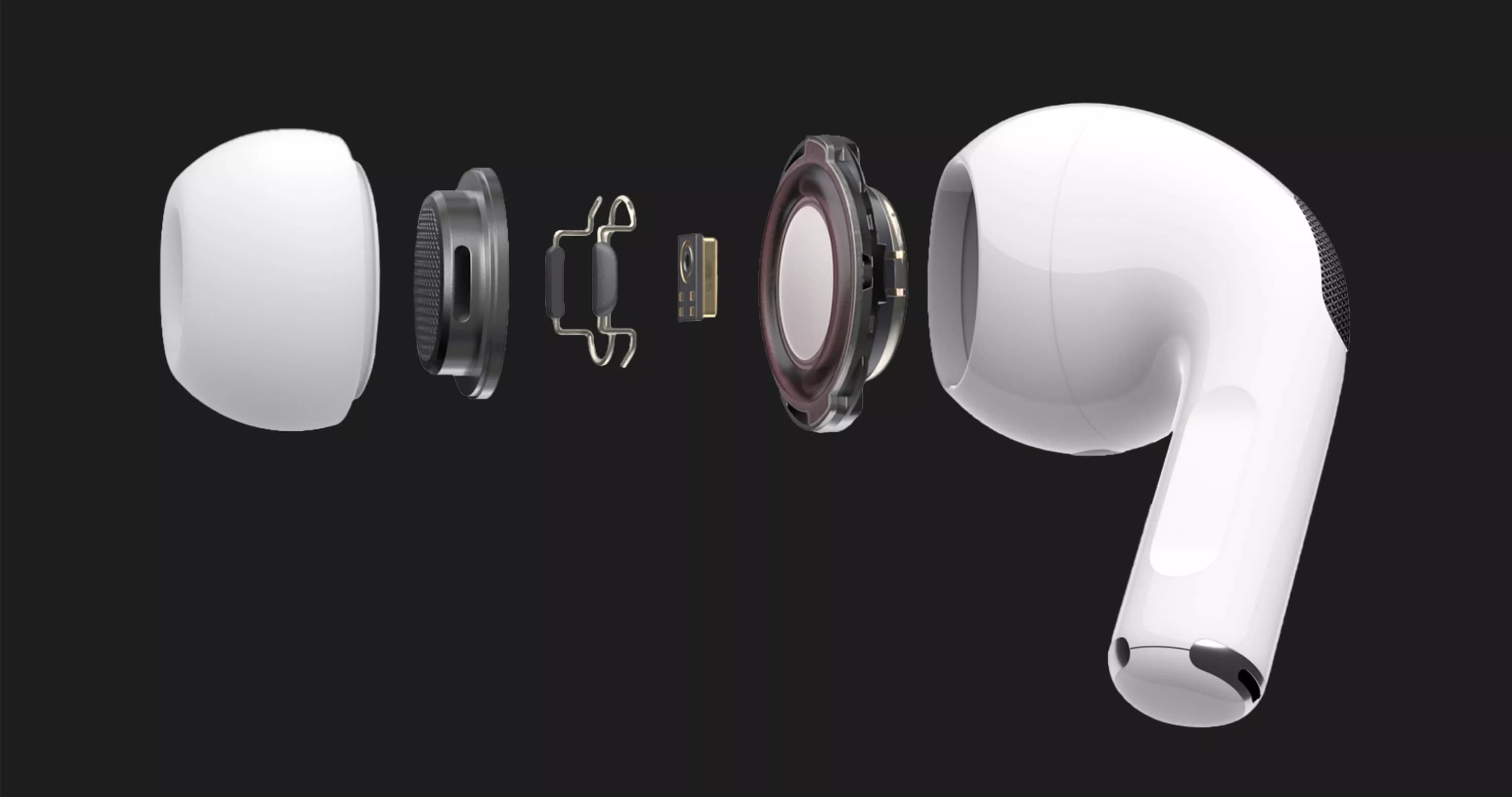 Левый наушник для Apple AirPods Pro 3 (MFHP4)