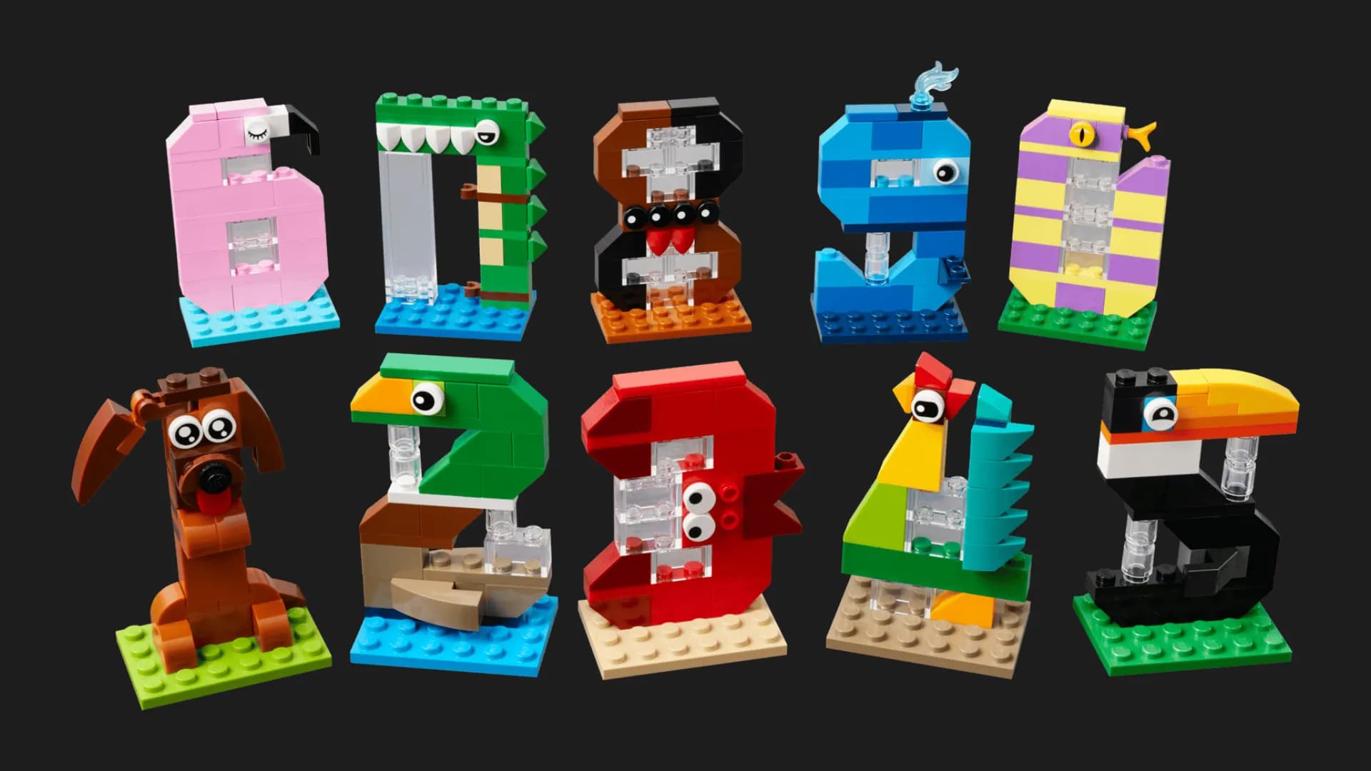 Конструктор LEGO Icons Цифры на день рождения (40807)