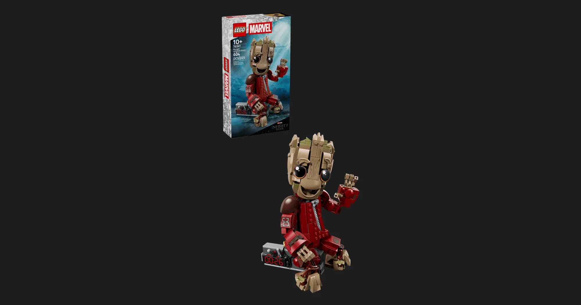 Конструктор LEGO Marvel Грут в комбинезоне Разорителей (76341)