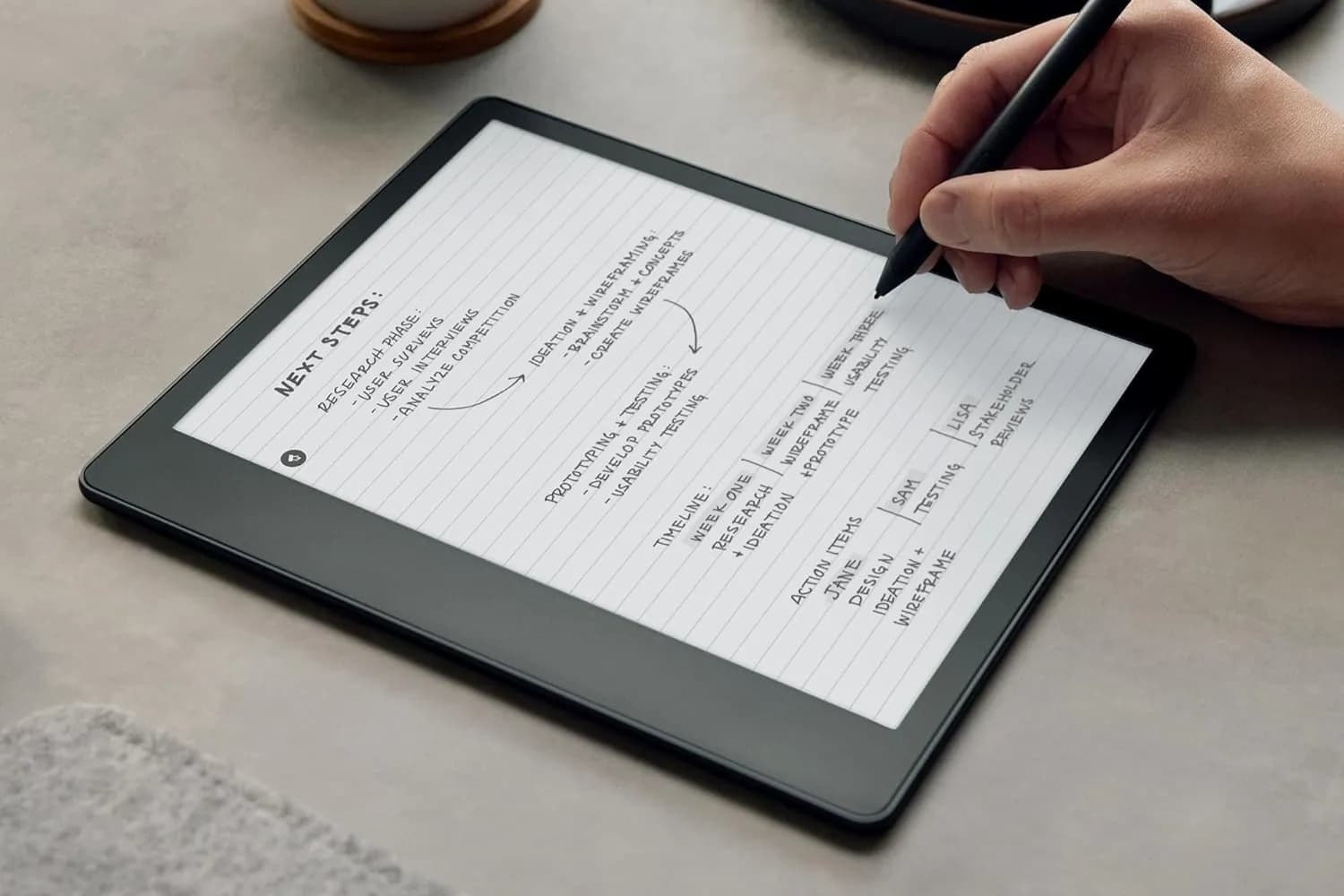 Электронная книга с подсветкой Amazon Kindle Scribe 32GB Premium Pen (Black) (Standard)