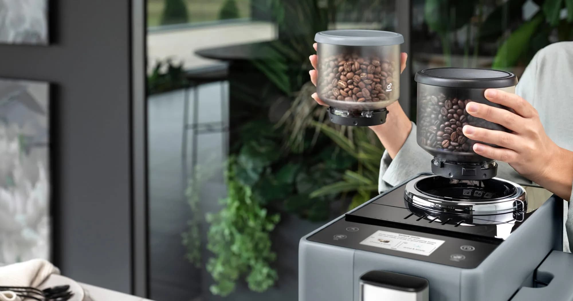 Кофемашина Delonghi Rivelia (Green/Black)
