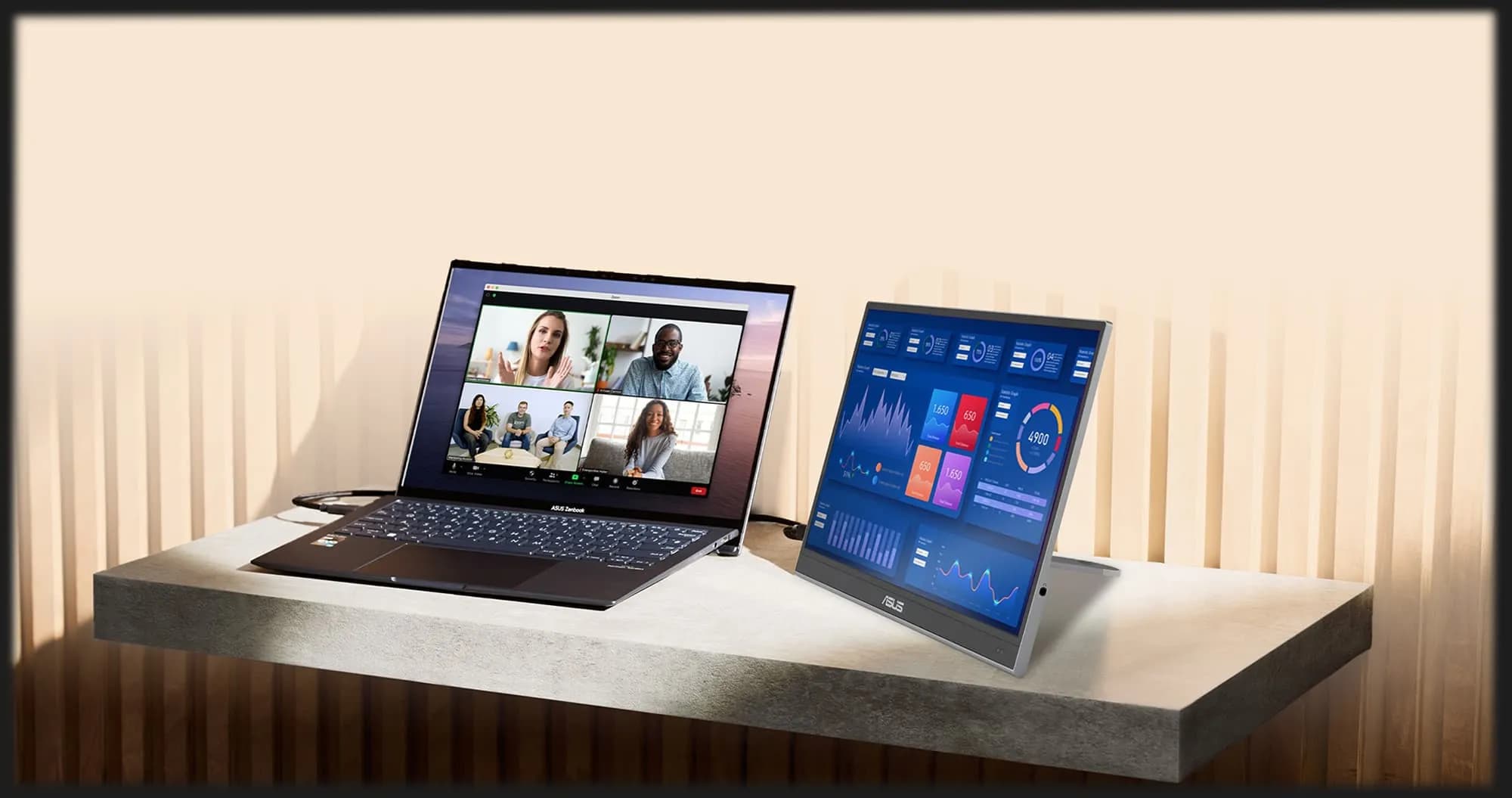 Монитор ASUS 15.6" ZenScreen MQ16AHE OLED 60Hz 90LM07SV-B02170 (UA)