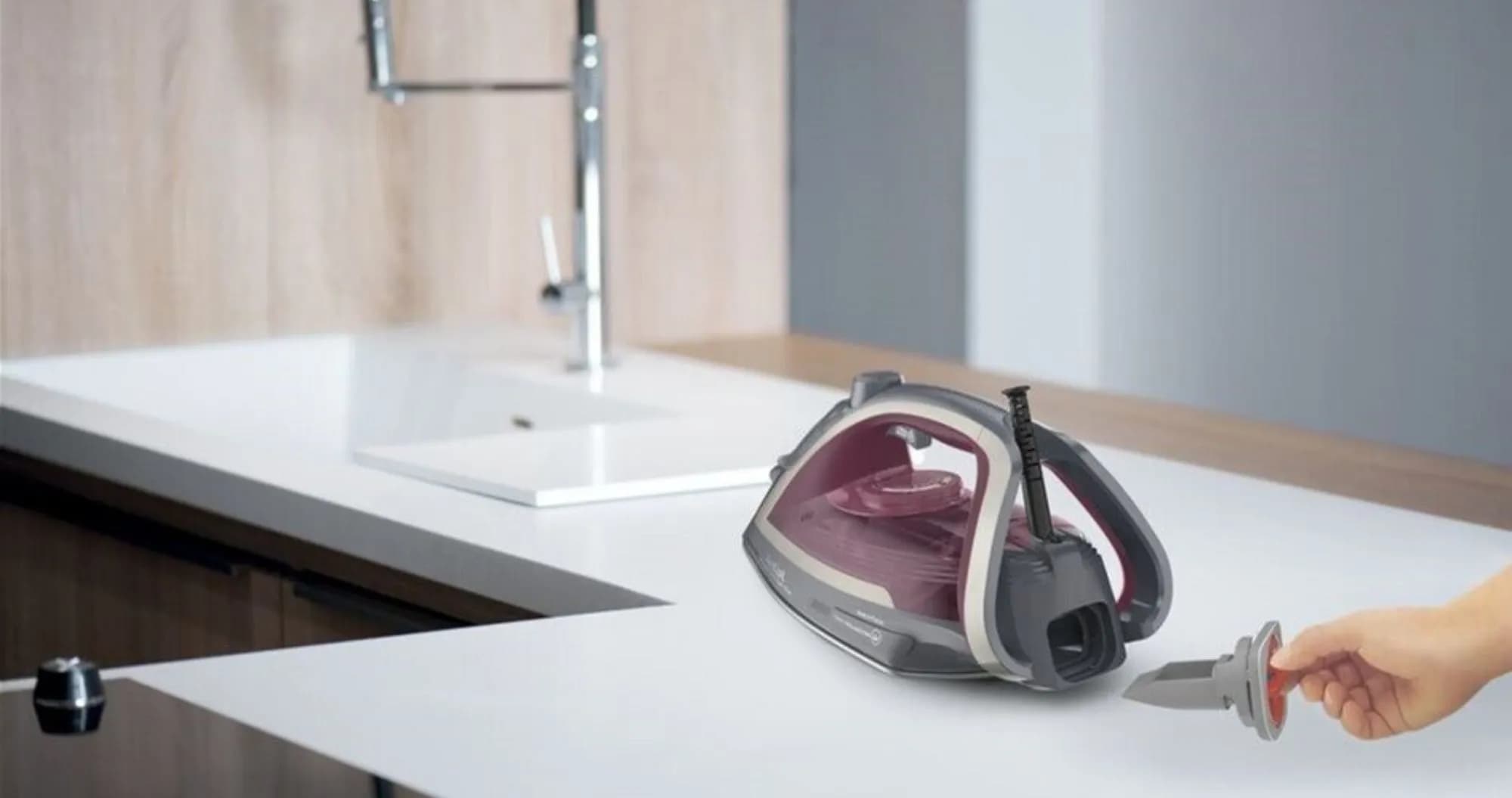 Утюг Tefal FV6840E0 (Burgundy/Gray)