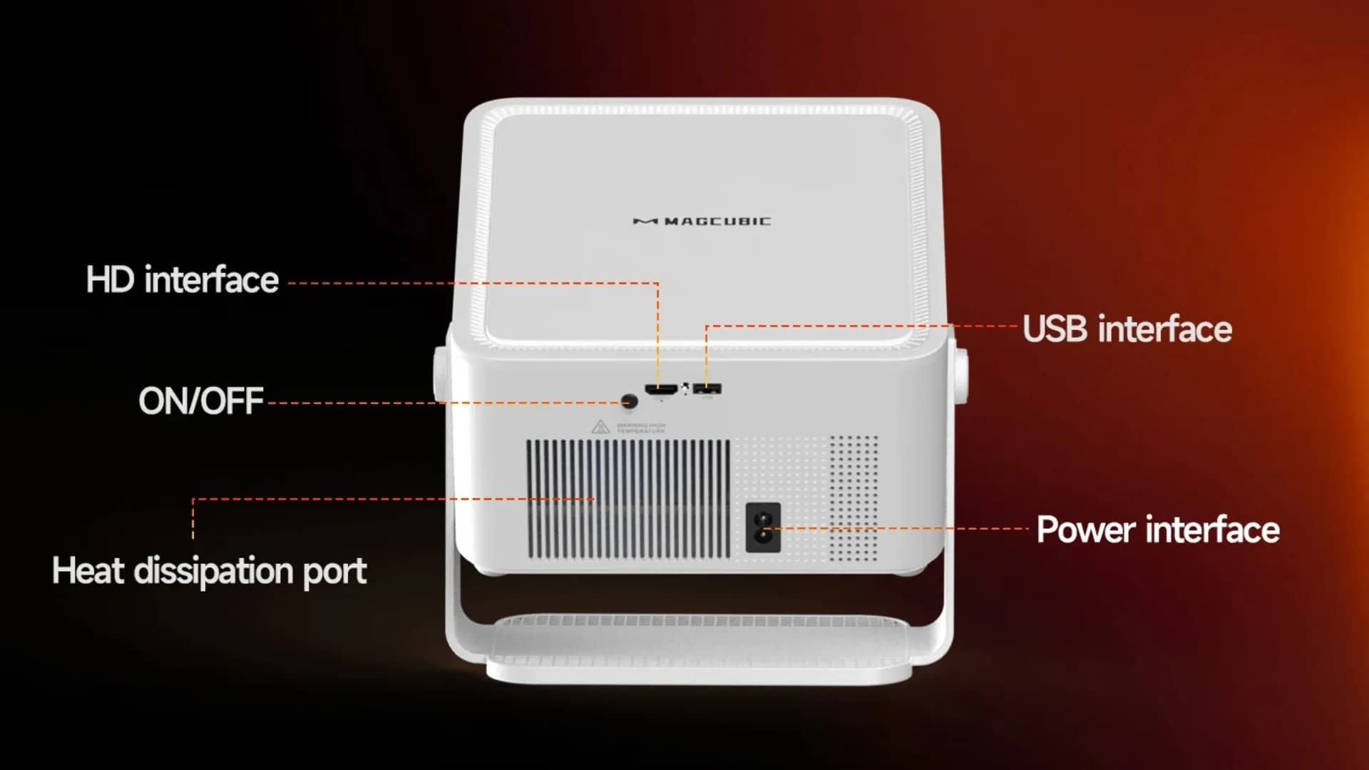 Мультимедийный проектор Magcubic HY450 MAX