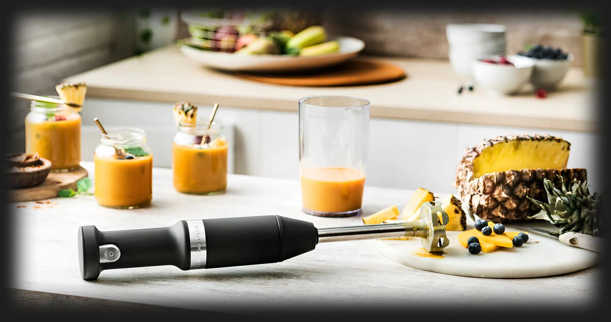 Блендер погружной KitchenAid с аксессуарами (Cream)