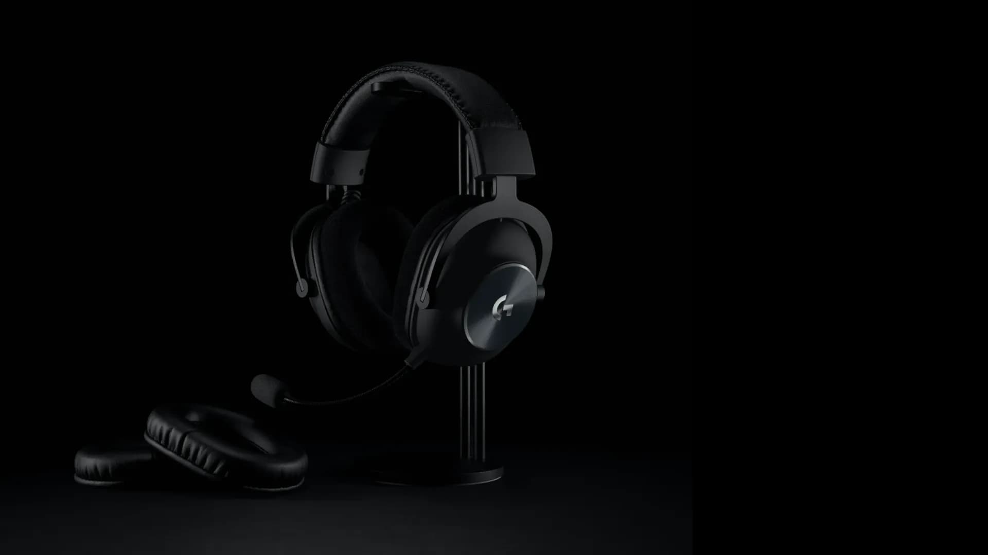 Игровые наушники Logitech Pro X Gaming with Stand (Black) (EU)