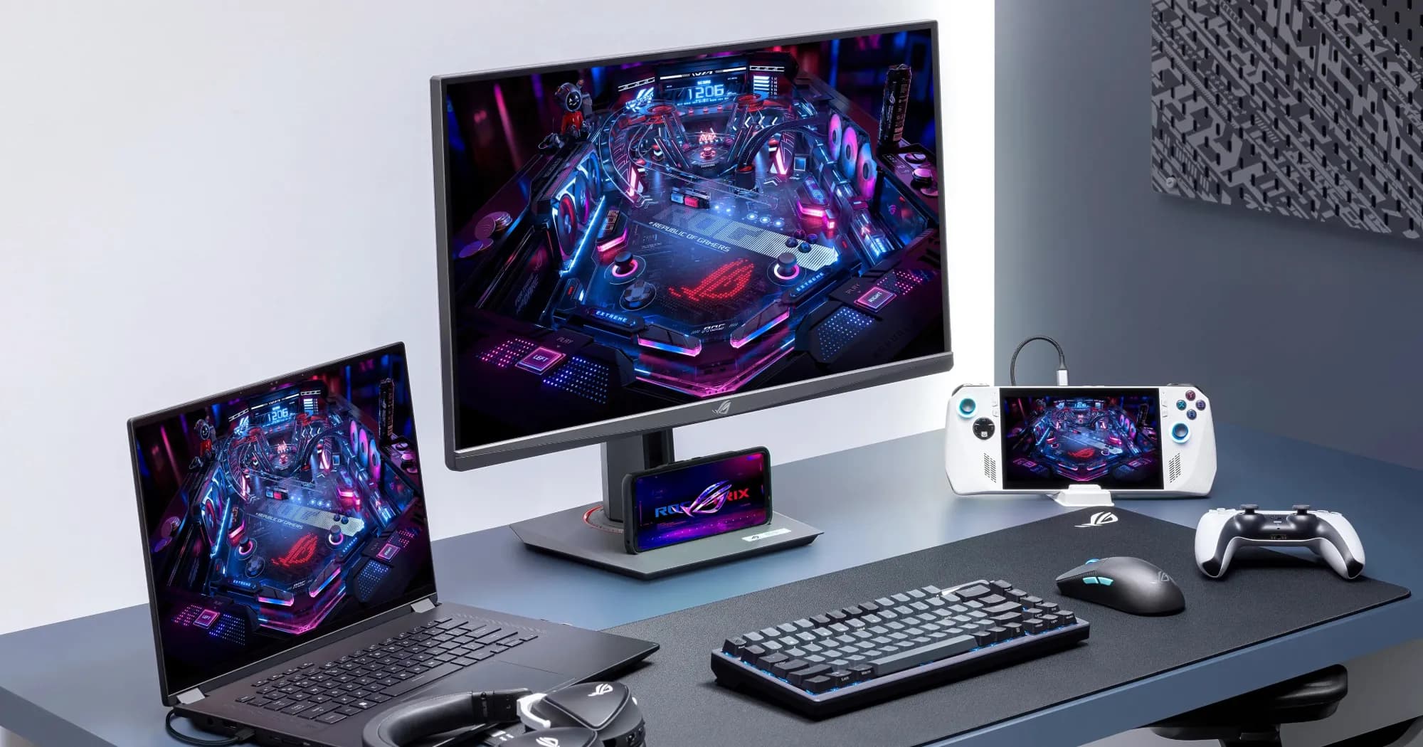 Монитор Asus 27" ROG Strix XG27ACMES-W IPS 255Hz 90LM0C92-B01171 (UA)