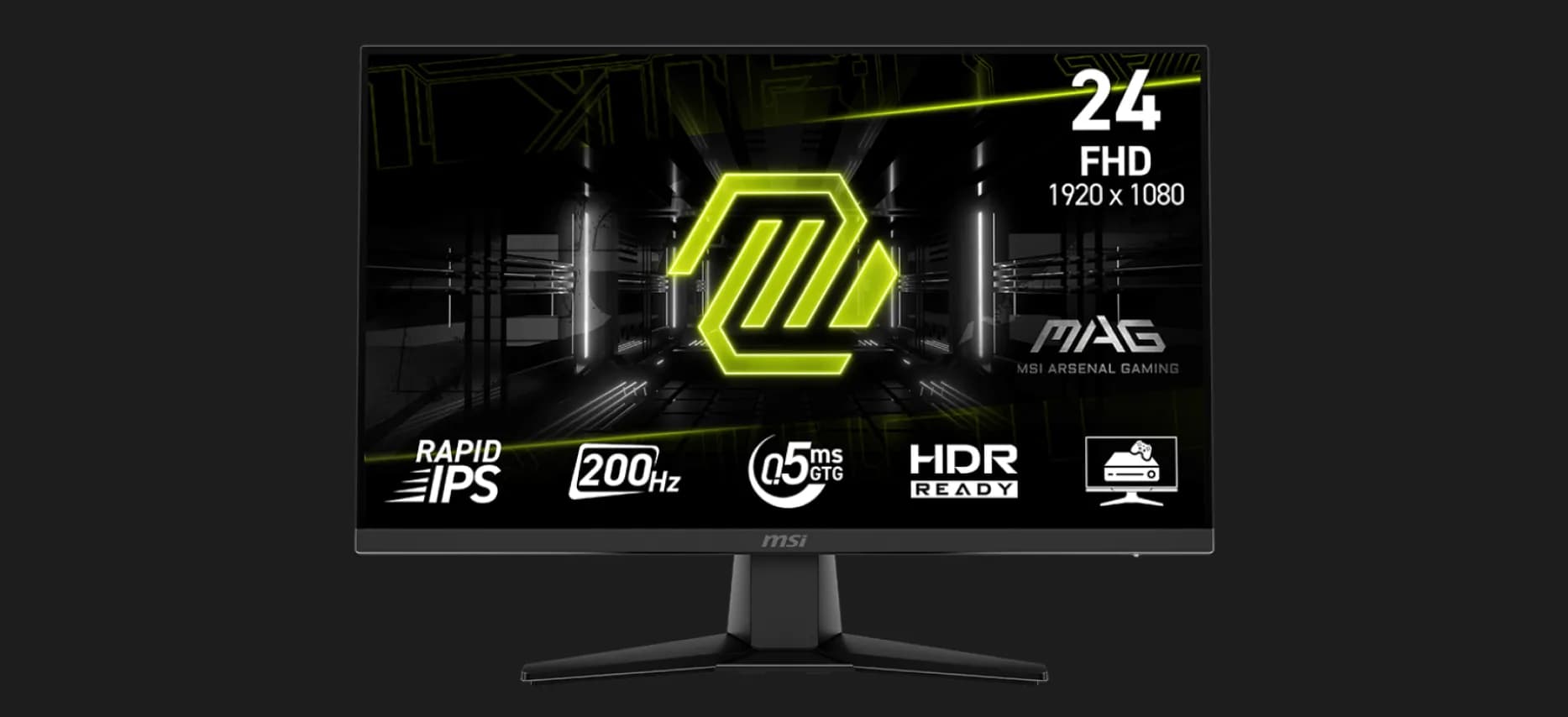 Монитор MSI 23.8" MAG 242F IPS 200Hz (UA)