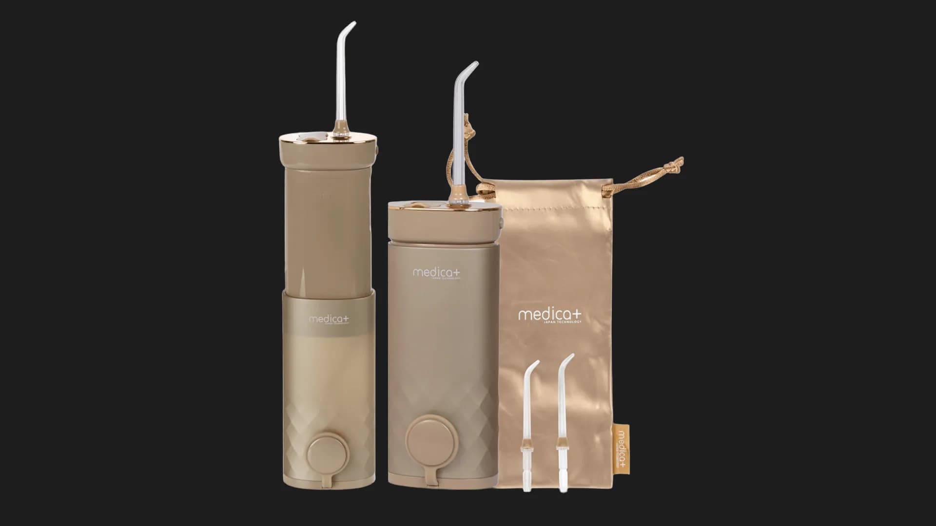 Ирригатор портативный MEDICA+ Lux Prowater 10 Soft Touch (Gold)
