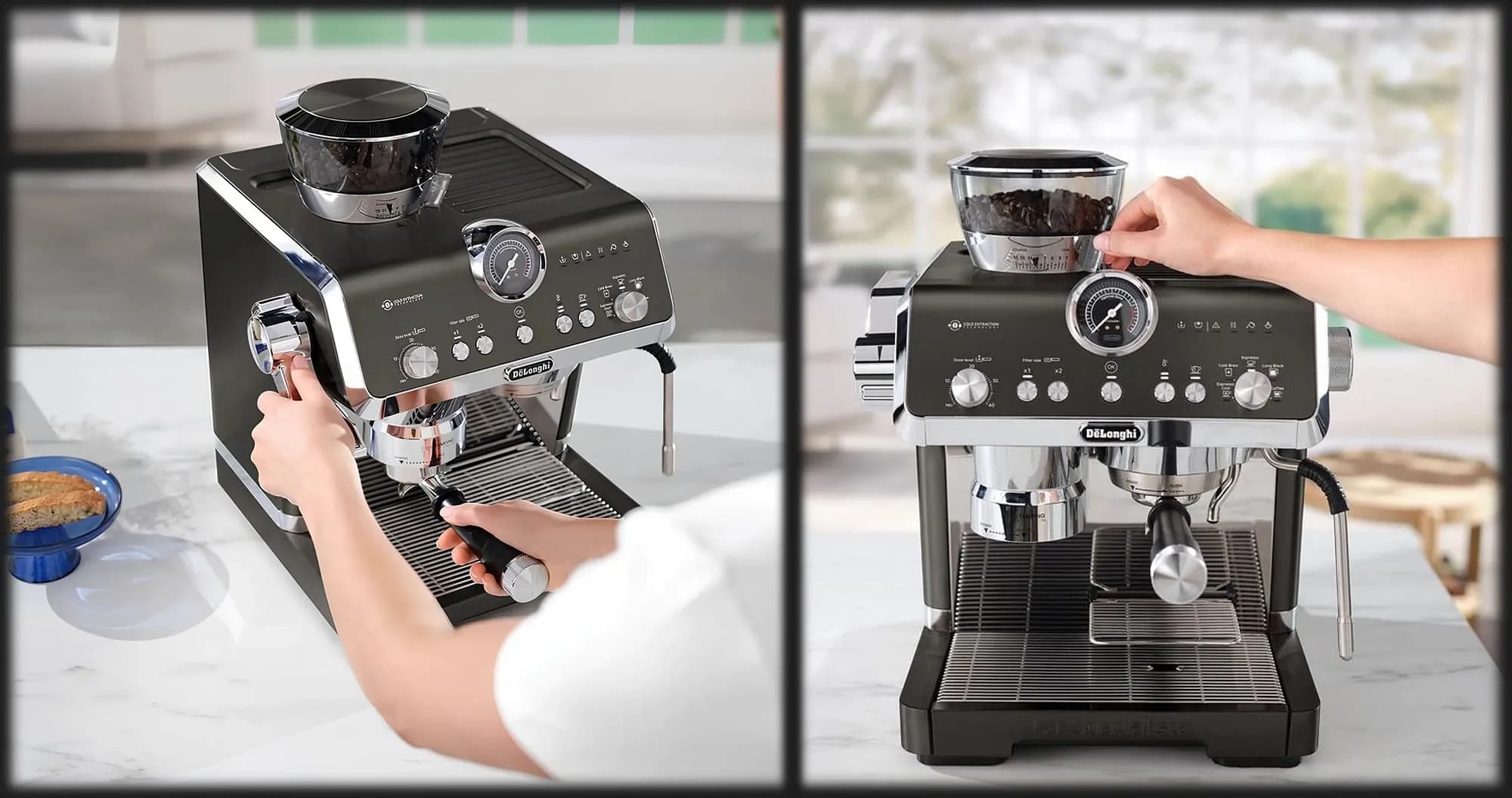Рожковая кофеварка DeLonghi EC 9555 BK (Black)