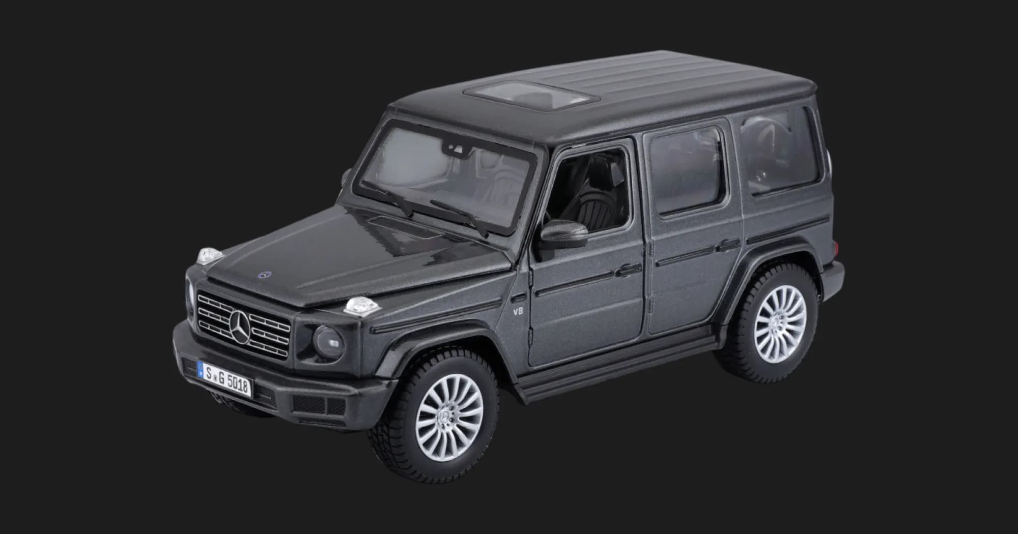 Автомодель Maisto 2019 Mercedez Benz G-Class AMG SUV, 1:24 (31531 dark grey)