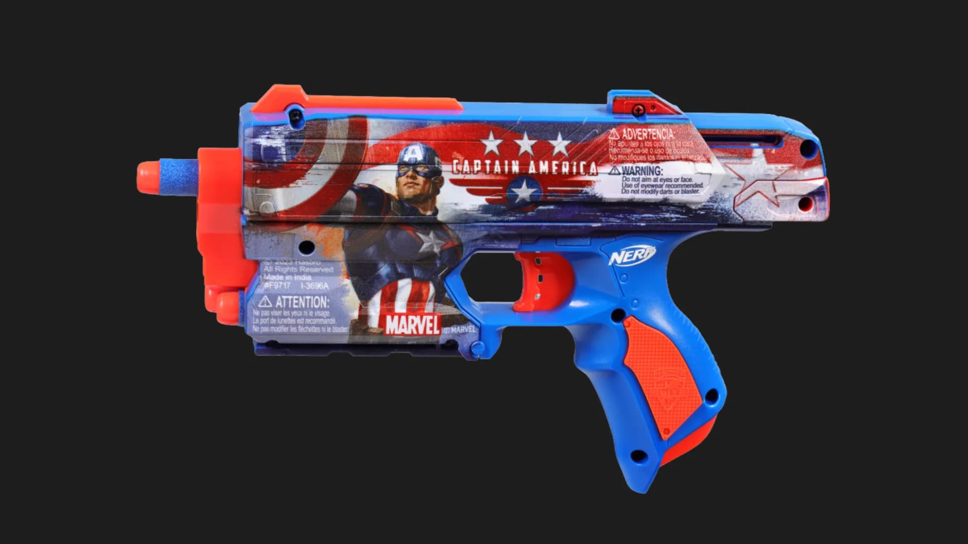 Бластер Nerf Капитан Америка (F9717)