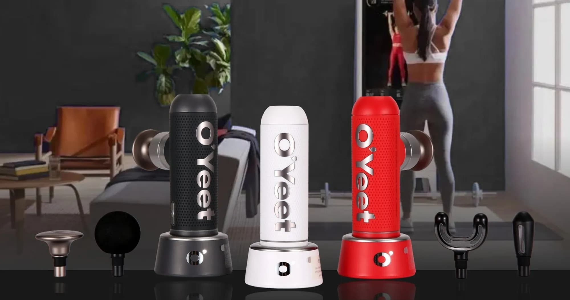Перкуссионный массажер Oyeet NEX mini (Red)