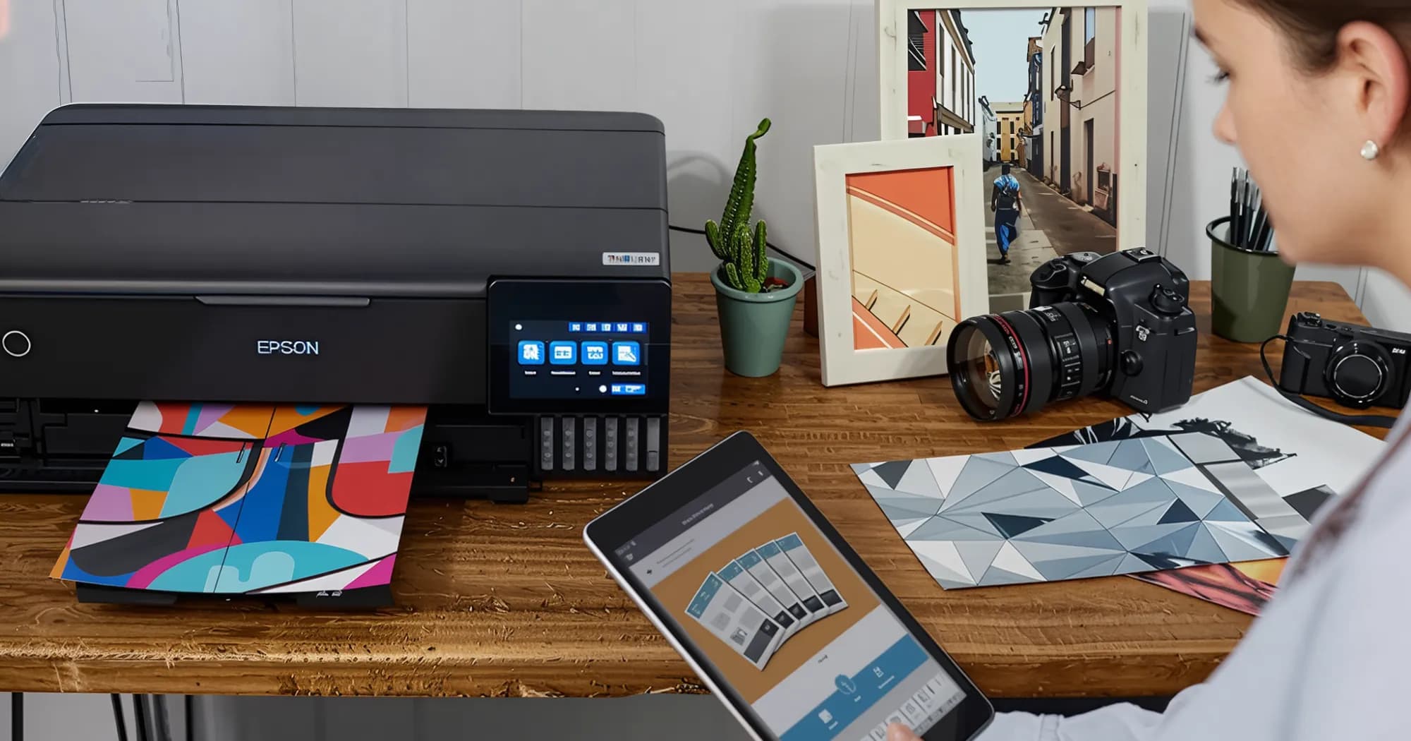 МФУ Струйный Epson L8180 (C11CJ21403)