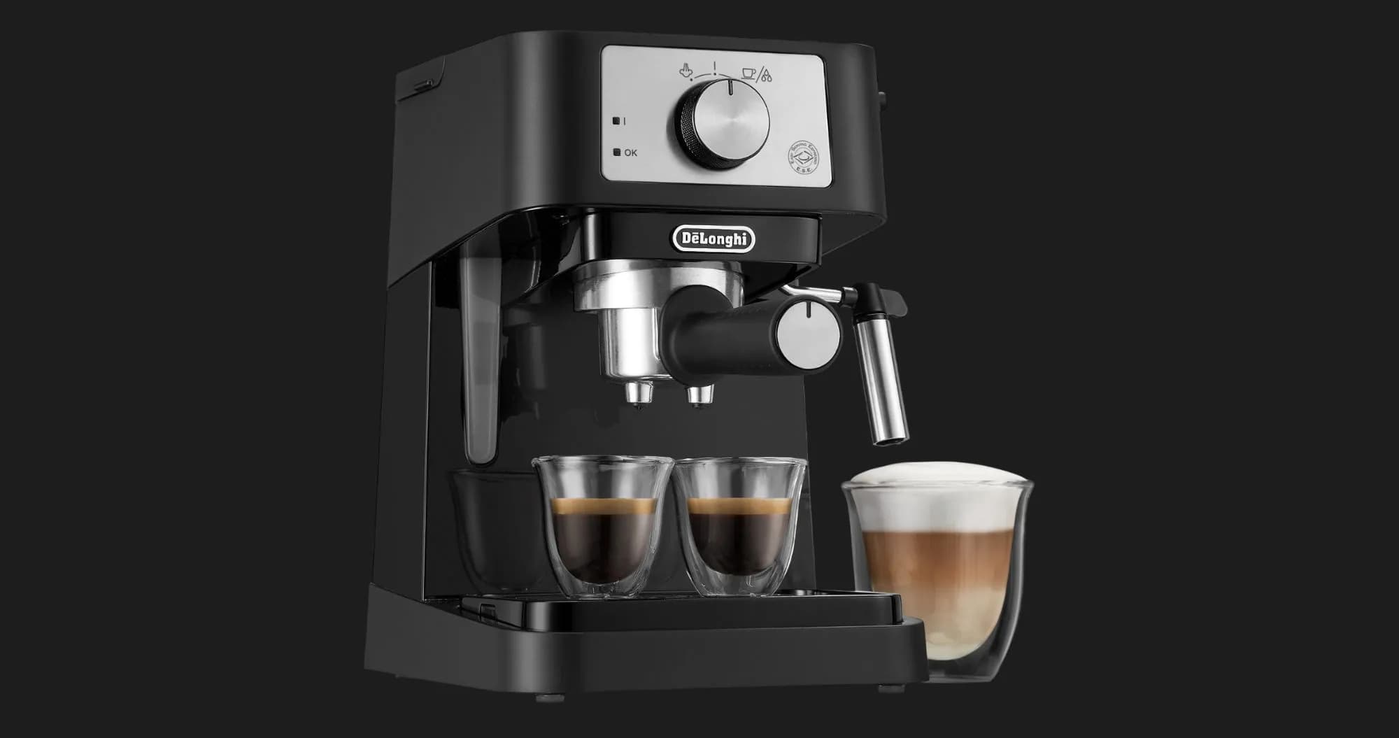 Рожковая кофеварка DeLonghi Stilosa (Black) (EC260BK)