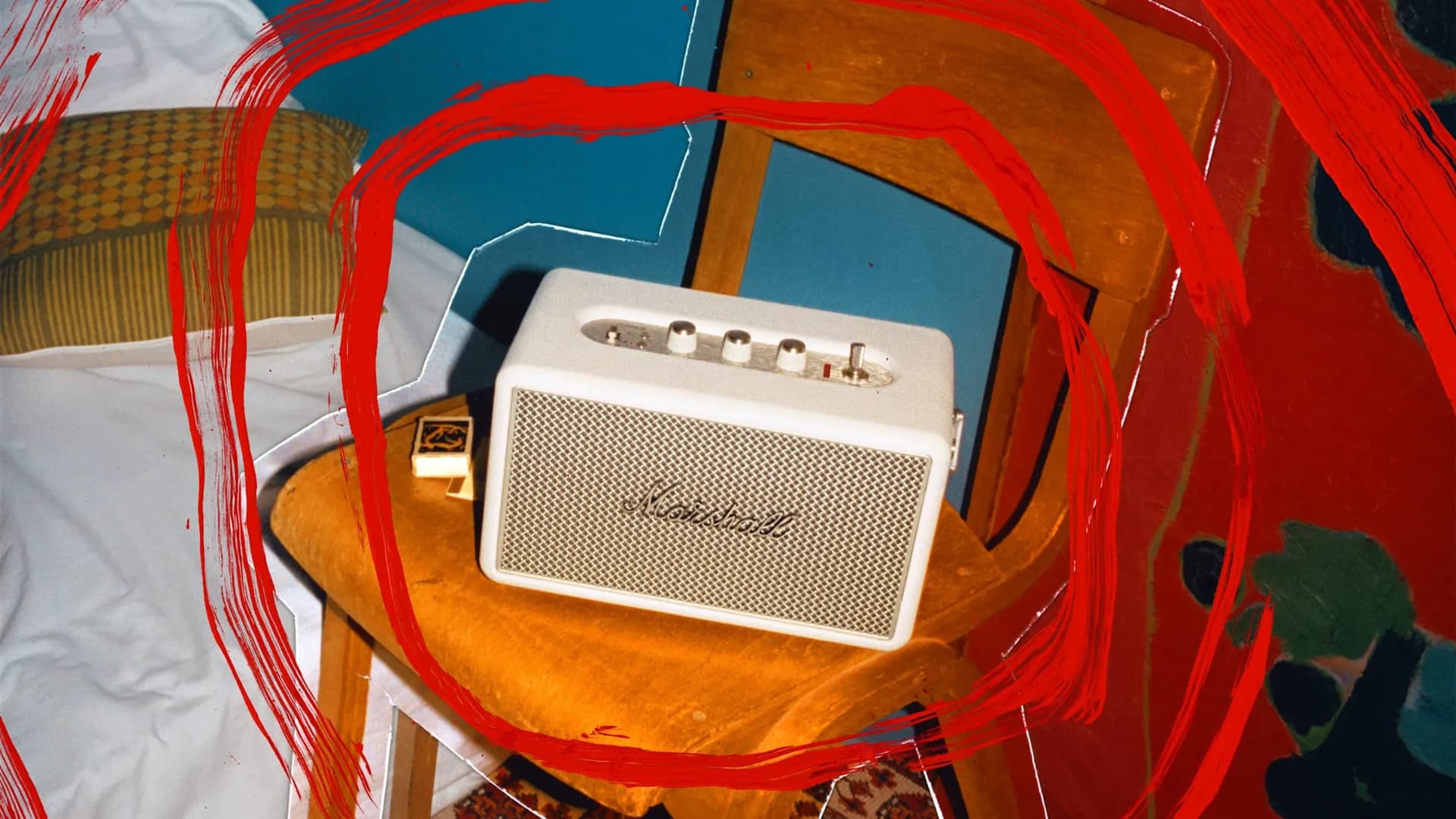Акустика Marshall Portable Speaker Kilburn III (Black and Brass)