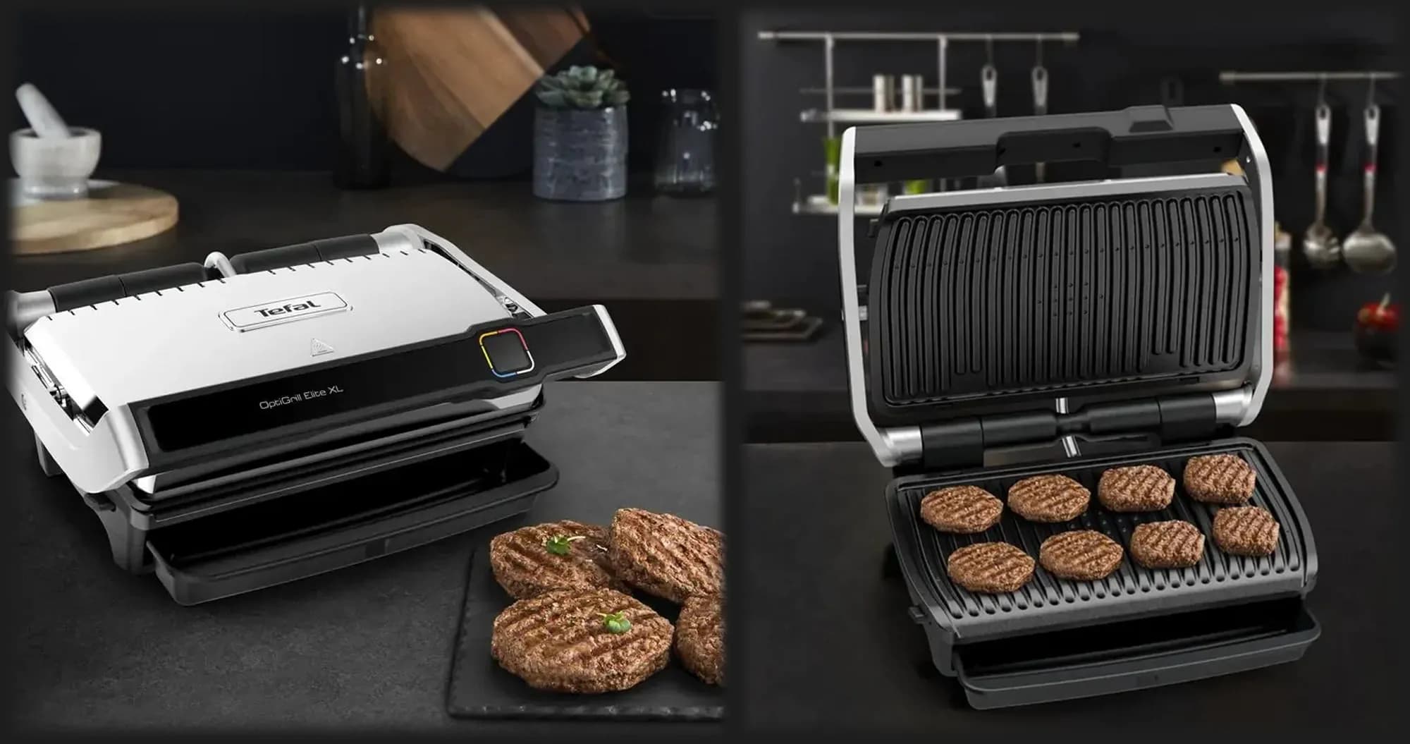 Гриль Tefal OptiGrill ELITE XL GC760D30