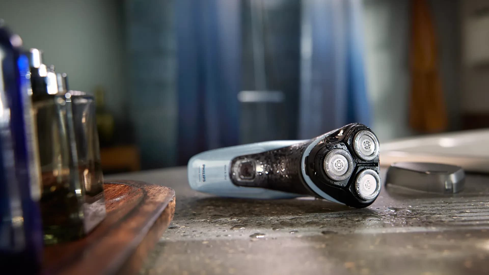 Электрическая бритва Philips Series 3000 (Blue/Black)