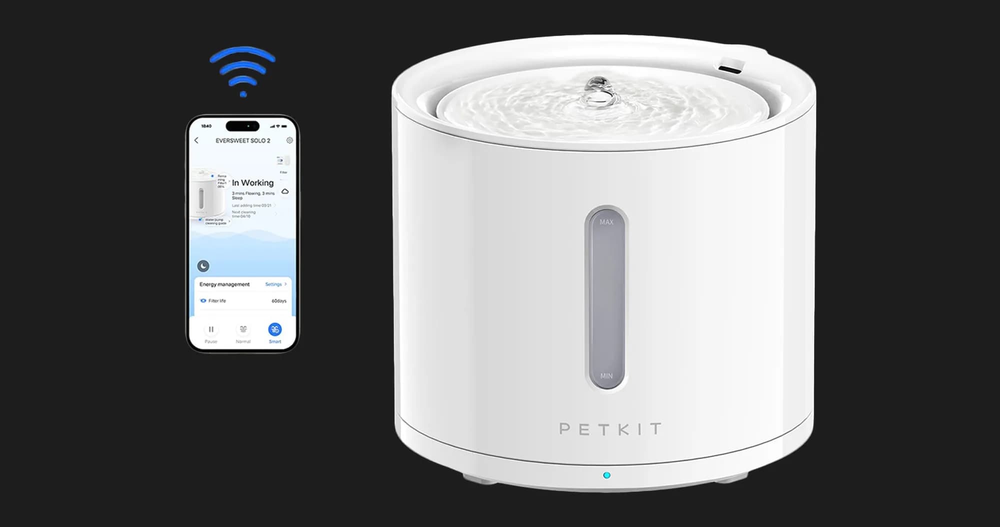 Поилка PETKIT Eversweet Solo 2 Smart Pet Drinking Fountain (White)