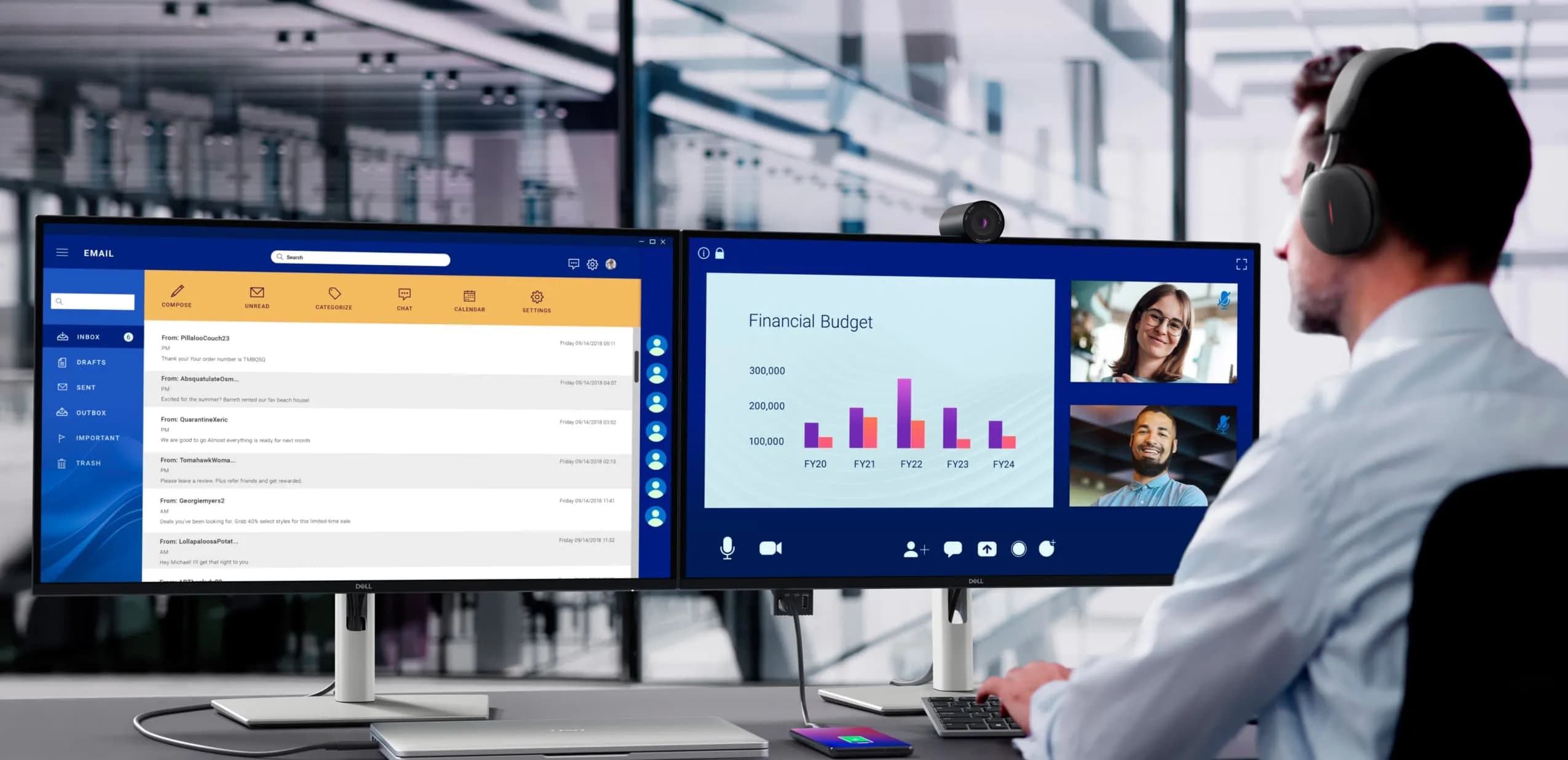 Монитор Dell 27" P2725QE (210-BRDS) (UA)