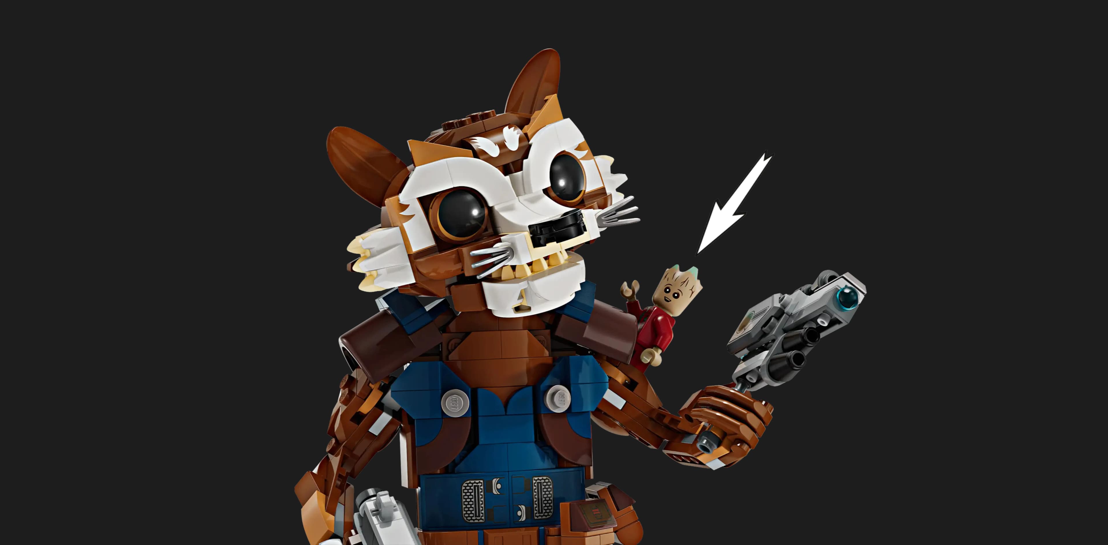 Конструктор LEGO Marvel Ракета и малыш Грут (76282)