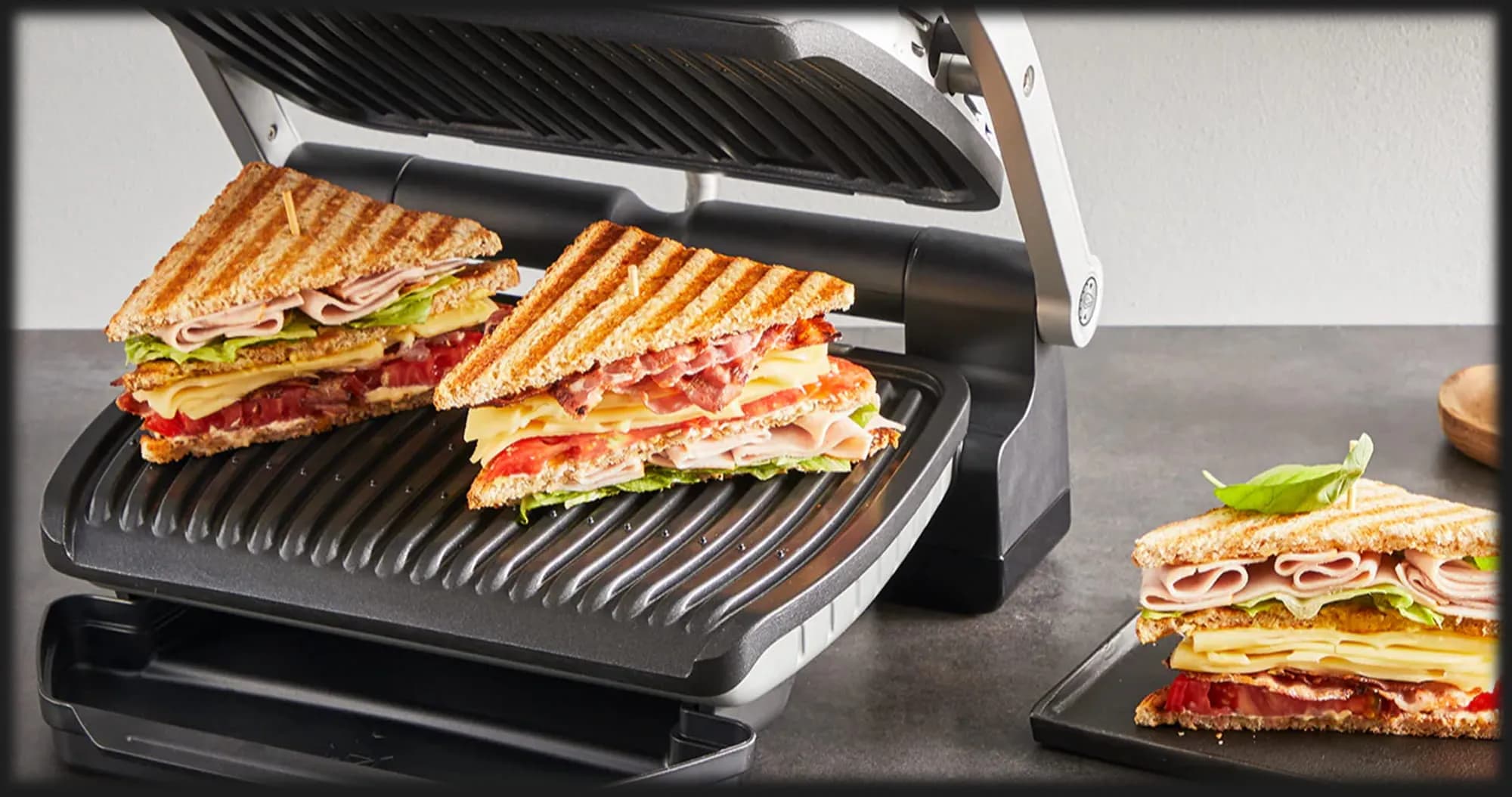 Гриль Tefal OptiGrill + GC718D10