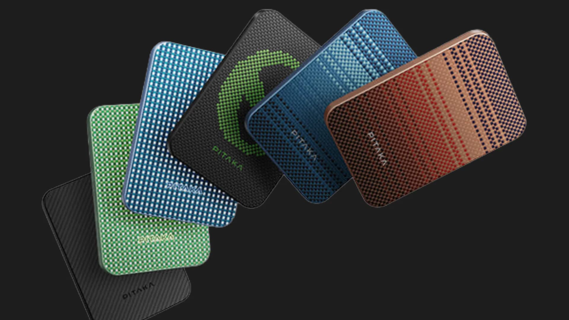 Зарядное устройство Power Bank Pitaka Aramid Fiber Magnetic Qi2 (5000mAh) (Sunset)