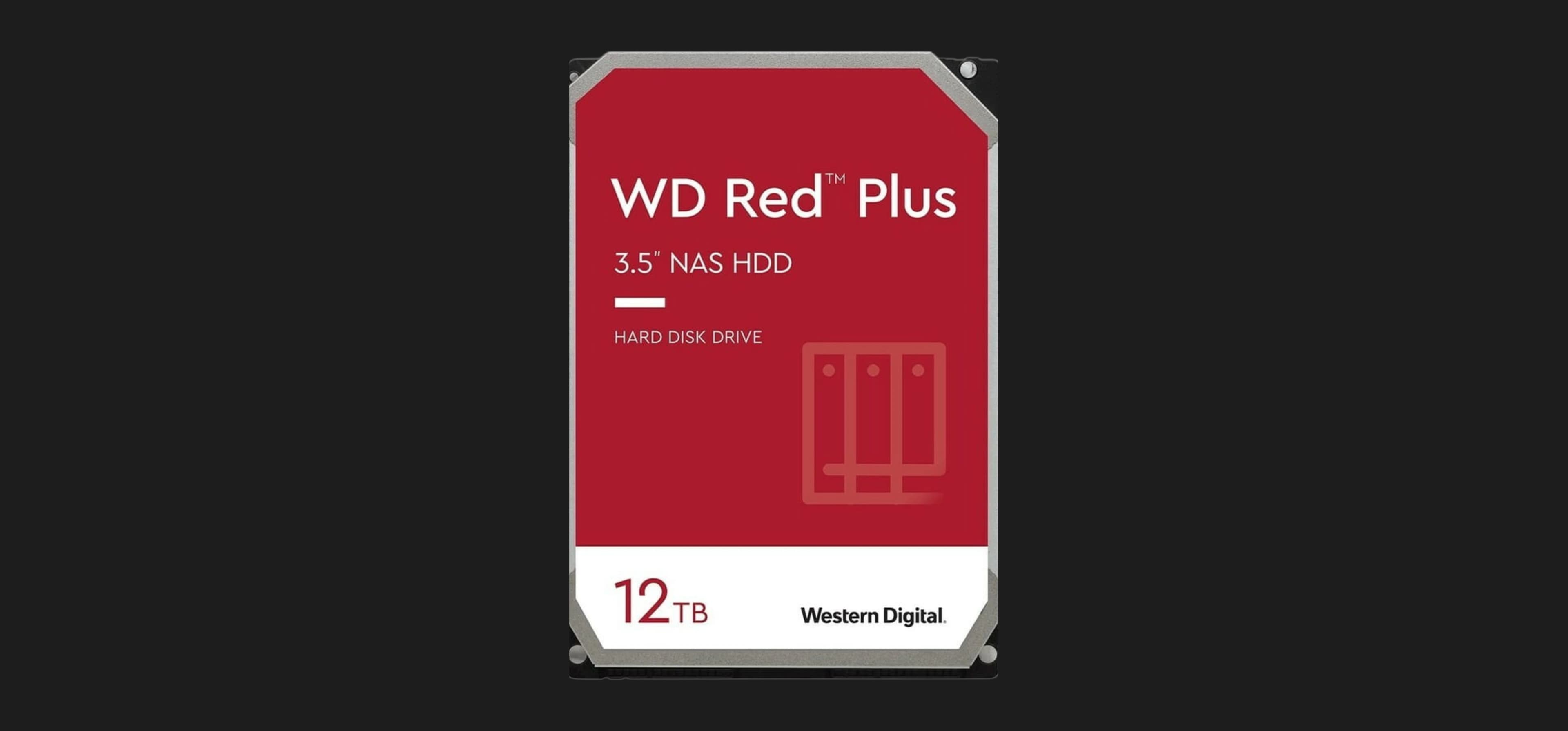 Жесткий диск Western Digital Red Plus 12TB 3.5" 512MB 7200rpm (WD120EFGX)