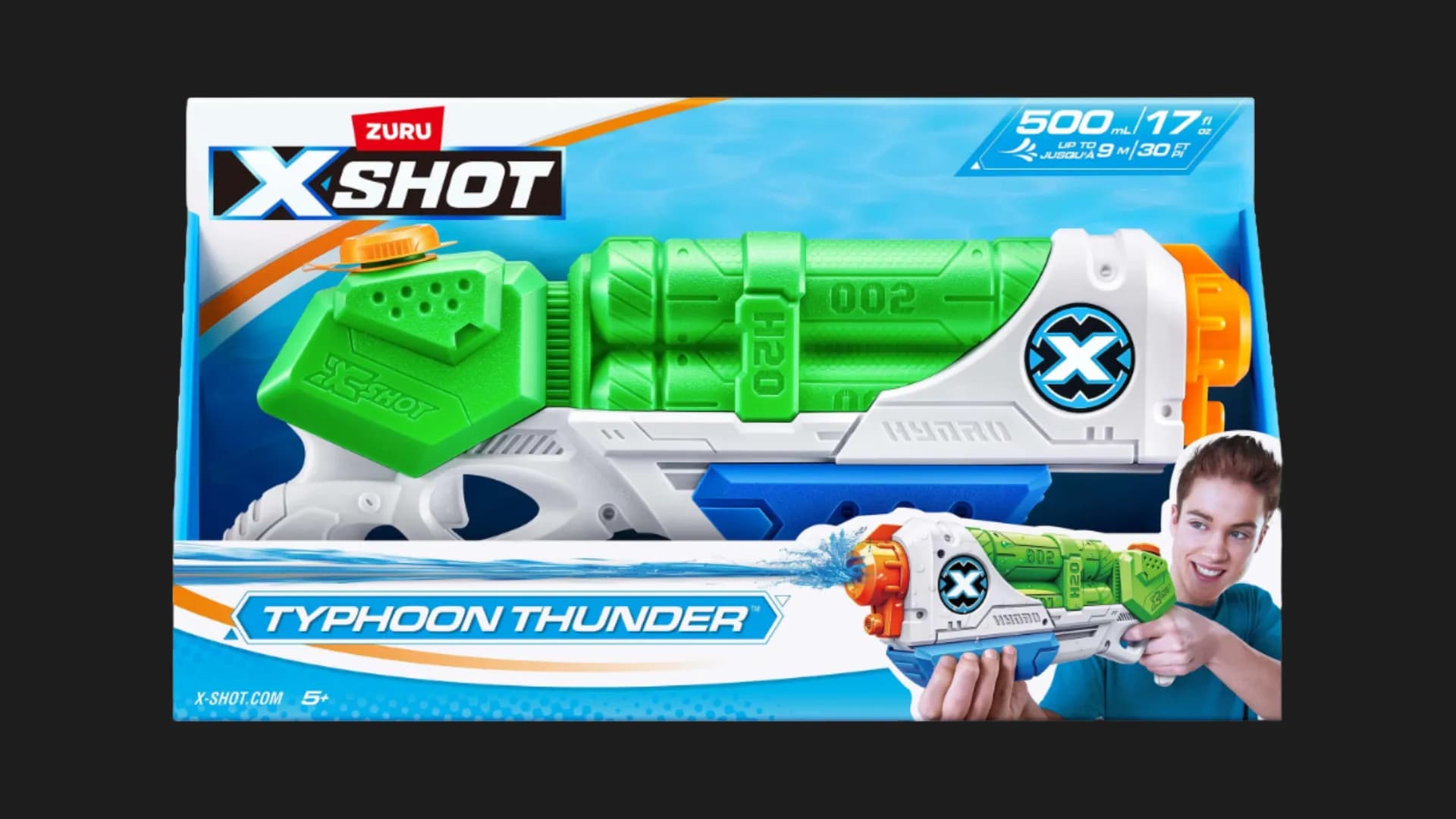 Водяной бластер X-Shot Warfare Medium Typhoon Thunder (01228R)