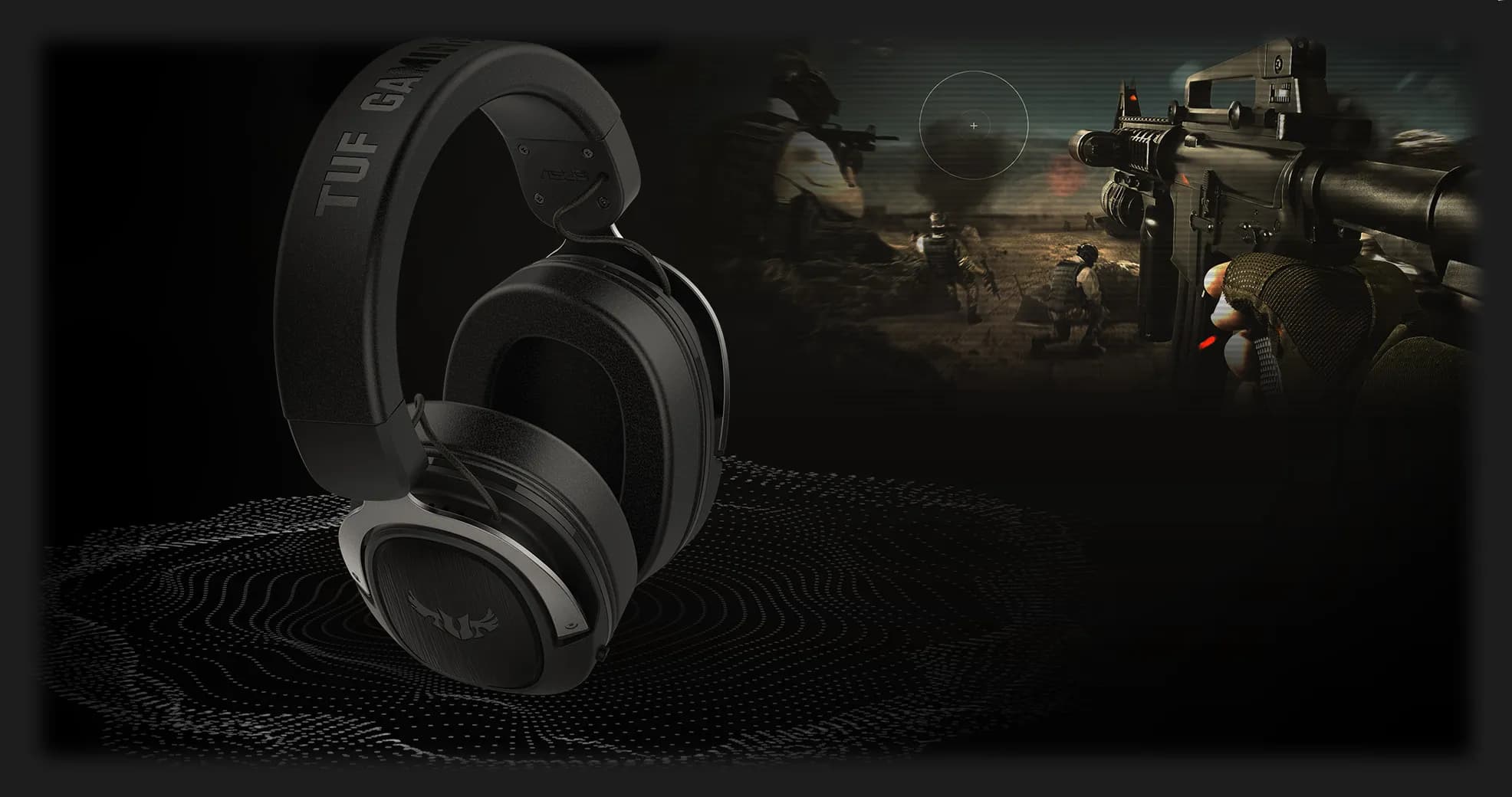 Игровая гарнитура ASUS TUF Gaming H3 (Gun Metal) (UA)
