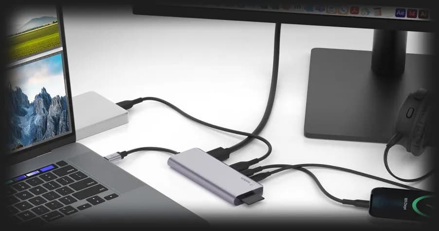 Адаптер Belkin USB-C 6 в 1 Multiport Dock (AVC008BTSGY)