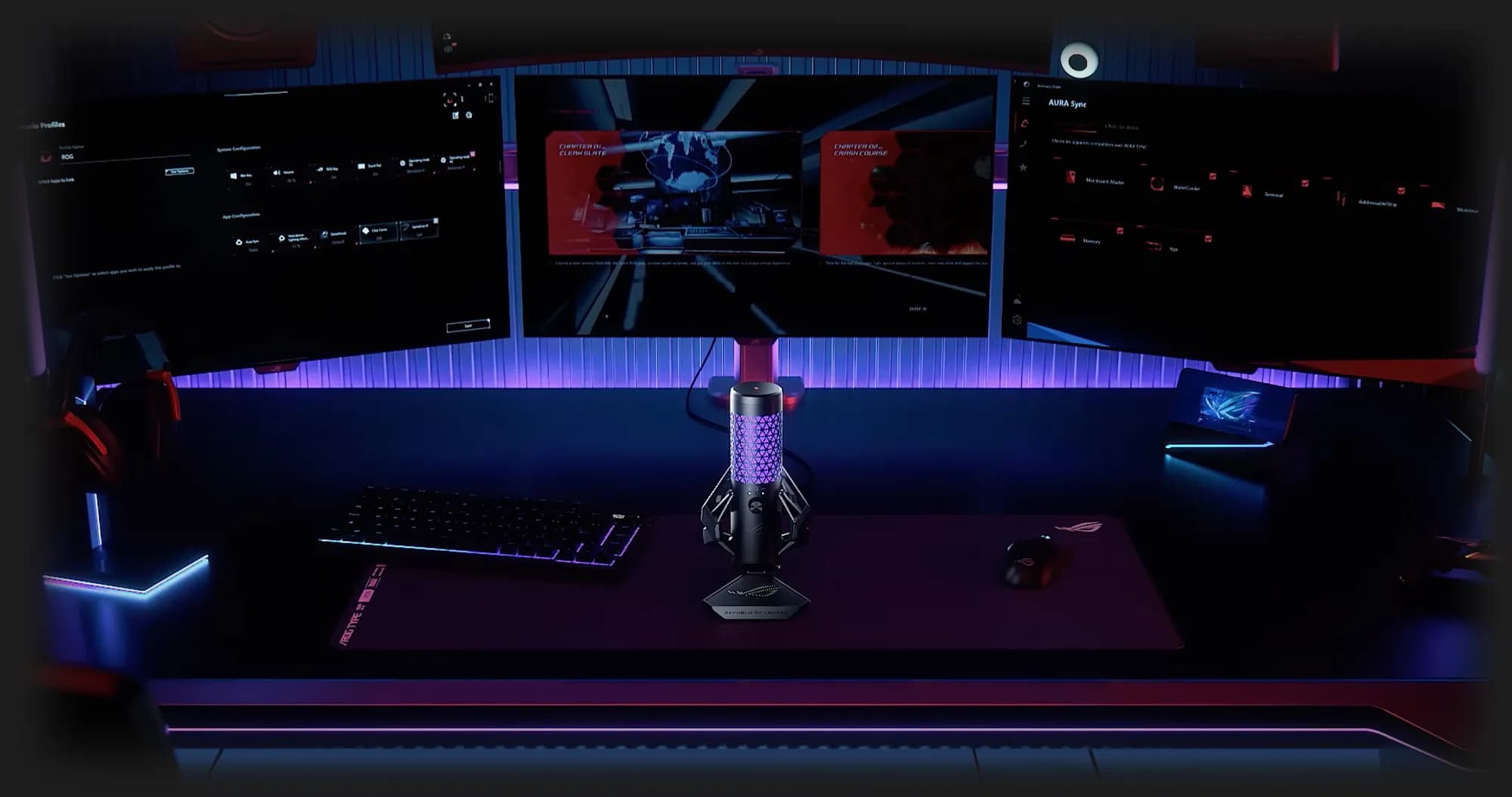 Микрофон Asus ROG Carnyx (White) (UA)