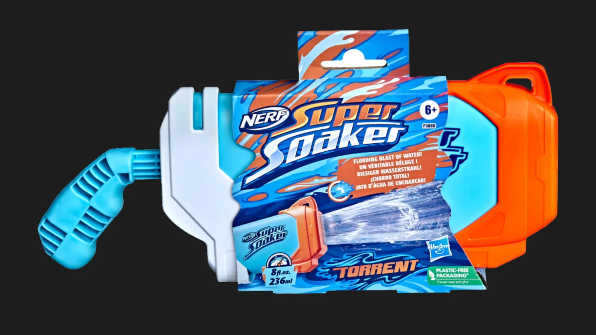 Водяной бластер Nerf Super Soaker Торрент (F3889)