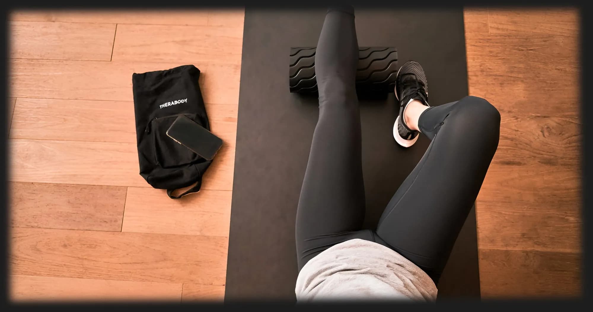 Массажный цилиндр Theragun Wave Roller (Black)