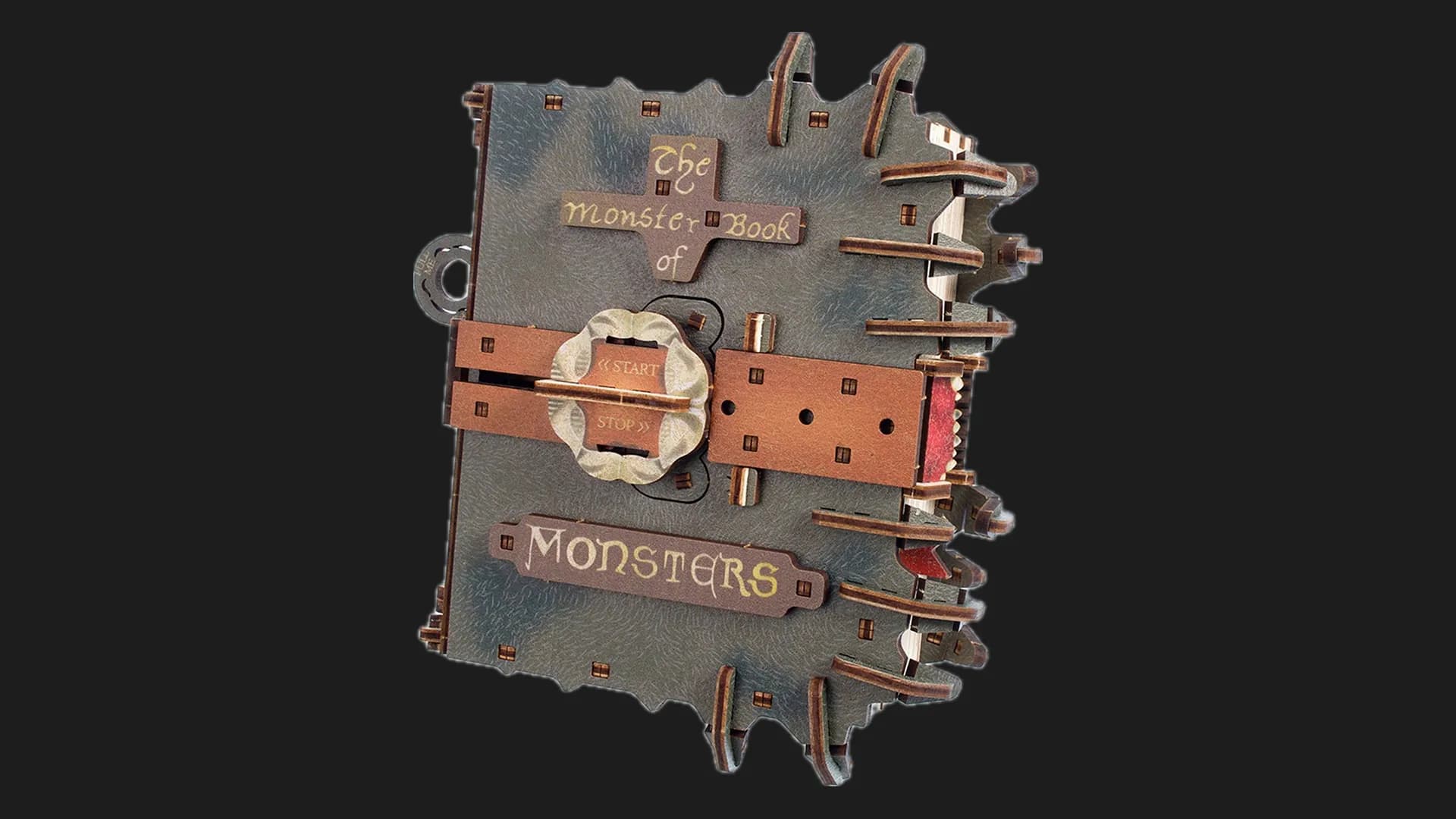 Деревянный 3D конструктор UGEARS Книга Монстров (70274)