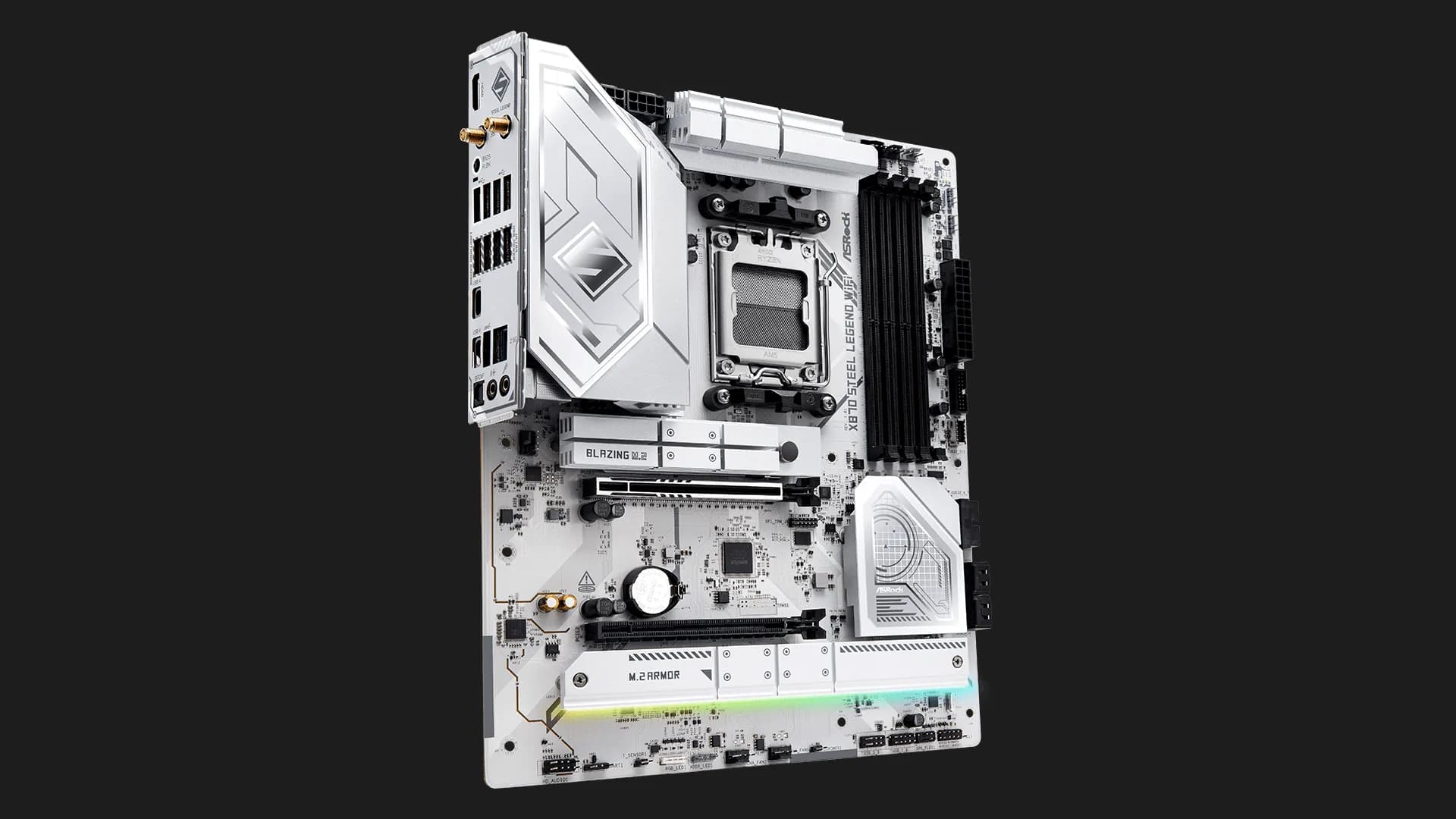 Материнская плата ASRock X870 STEEL LEGEND WIFI (sAM5) (X870 STEEL LEGEND WIFI)