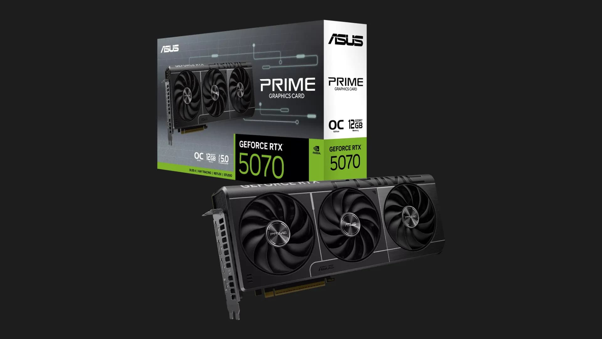 Видеокарта Asus PRIME GeForce RTX 5070 OC 12GB (PRIME-RTX5070-O12G)