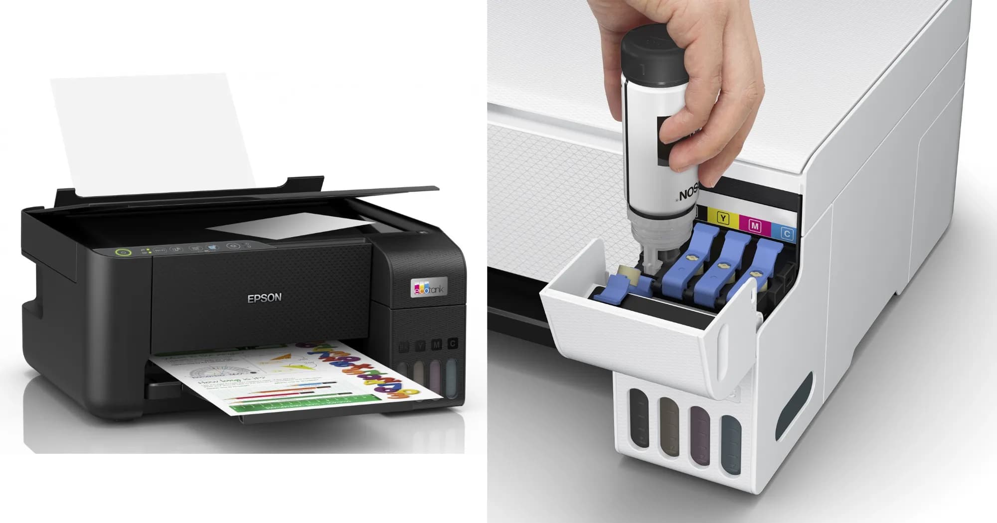 МФУ Струйный принтер Epson EcoTank L3276 (White) (C11CJ67436)
