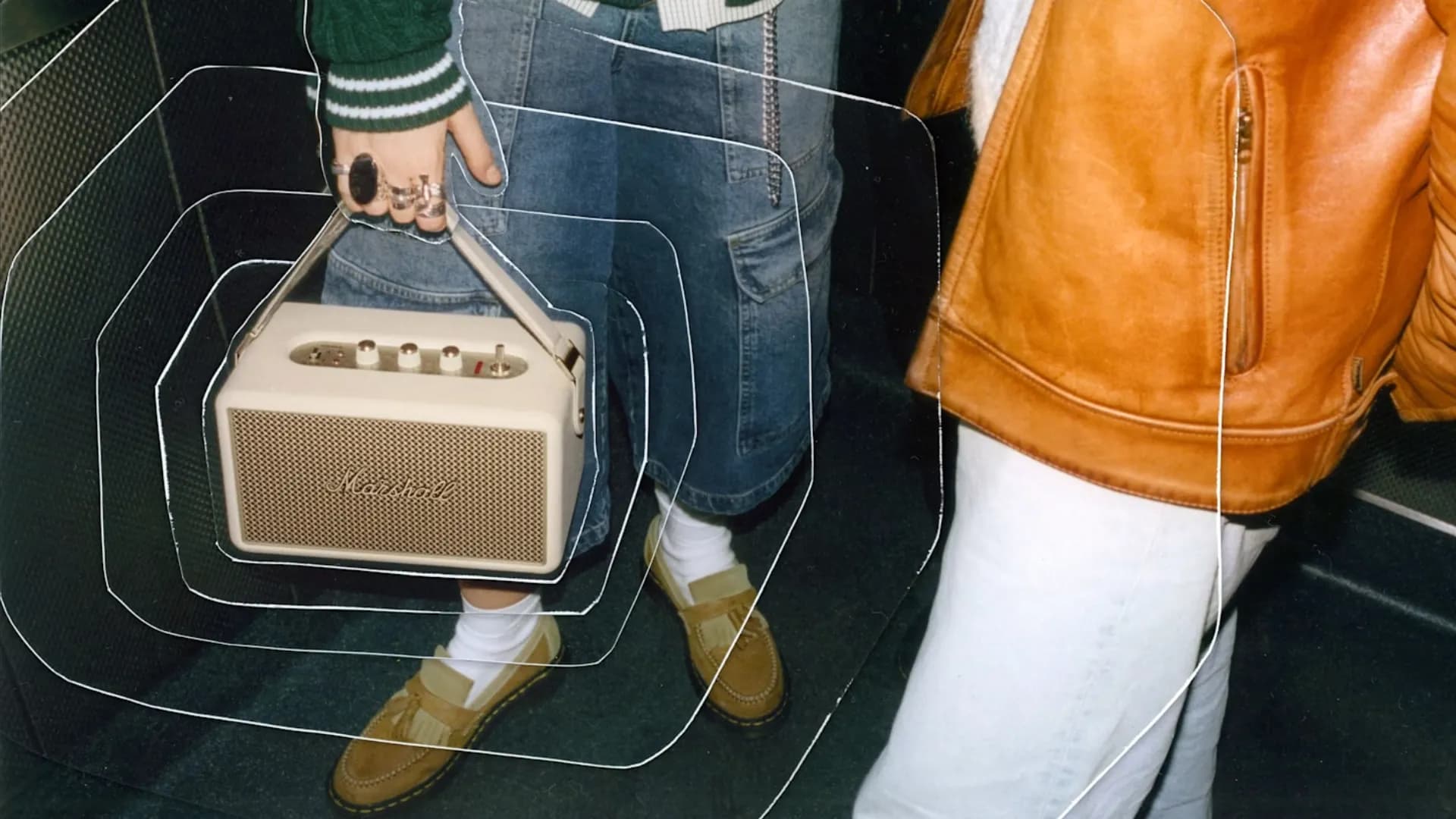 Акустика Marshall Portable Speaker Kilburn III (Black and Brass)