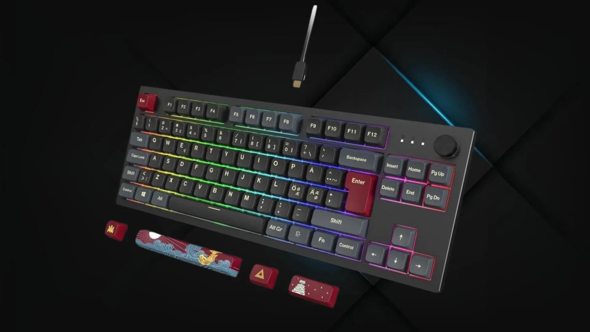 Клавиатура Montech MKey TKL Darkness Switch (Brown) (UA)