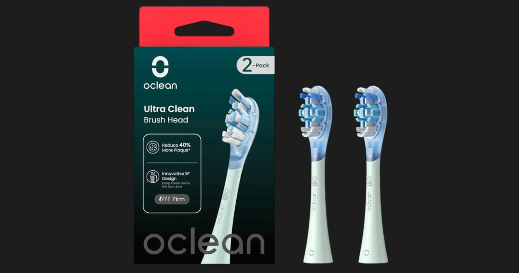 Насадка для зубной щетки Oclean UC01 G02 Ultra Clean Brush Head (Green)