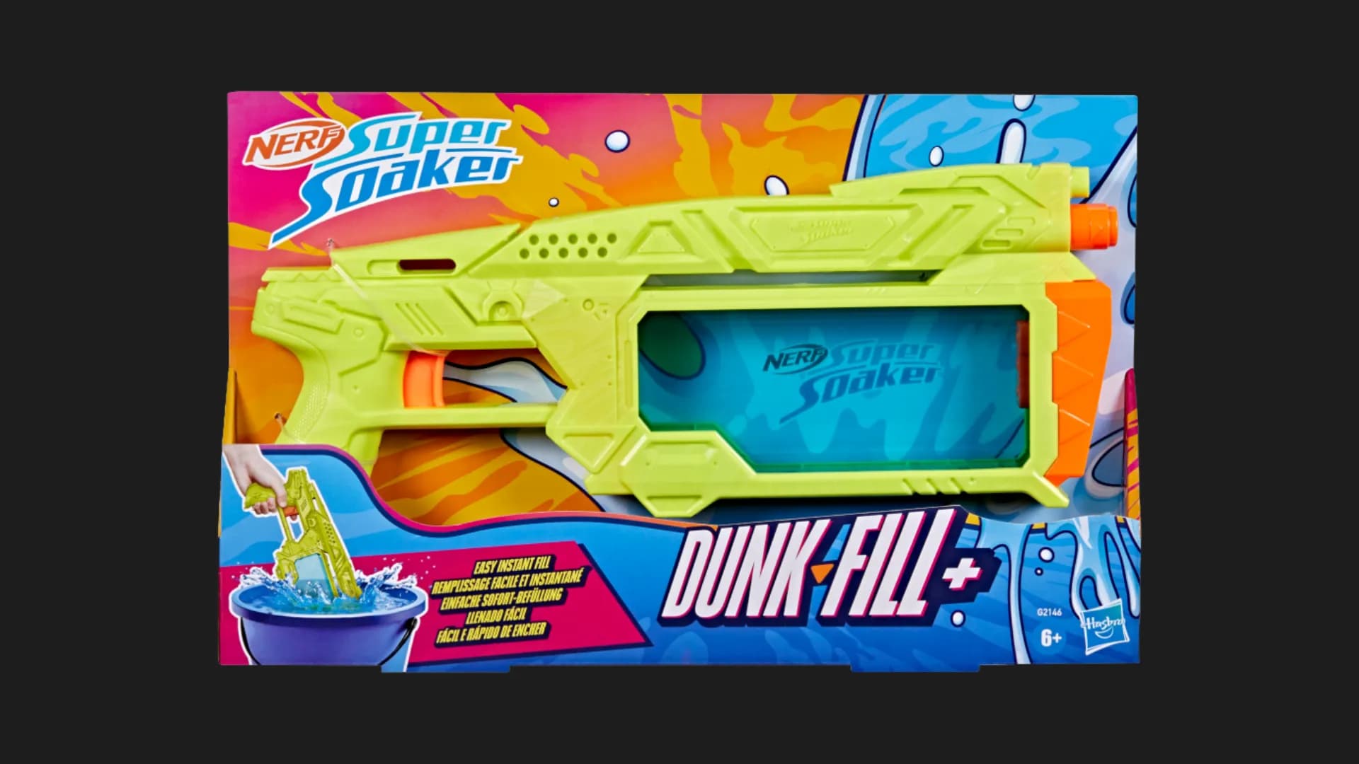 Водяной бластер Nerf Dunk Fill+ (G2146)
