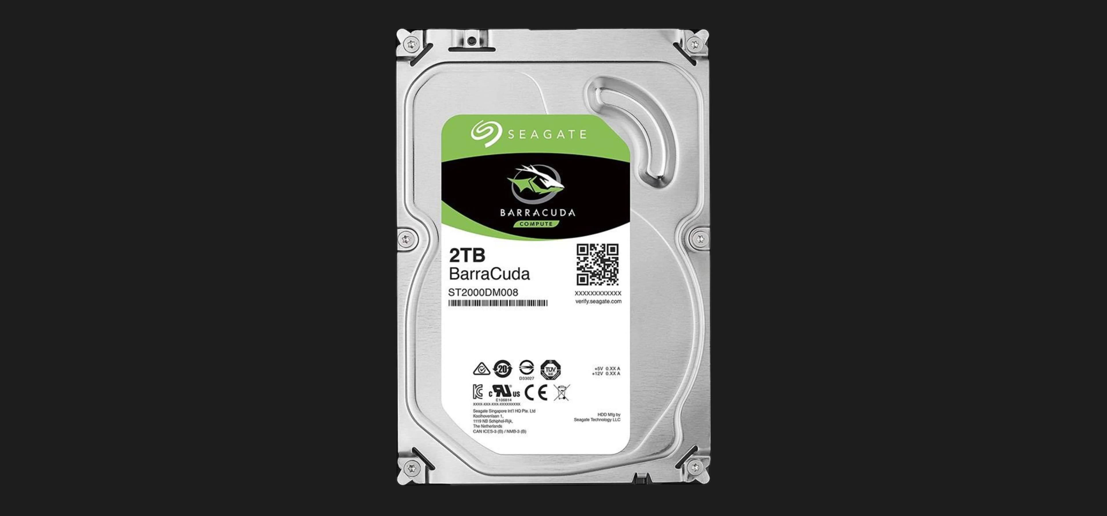 Жесткий диск Seagate BarraCuda 2TB 3.5" 256MB 7200rpm (ST2000DM008)
