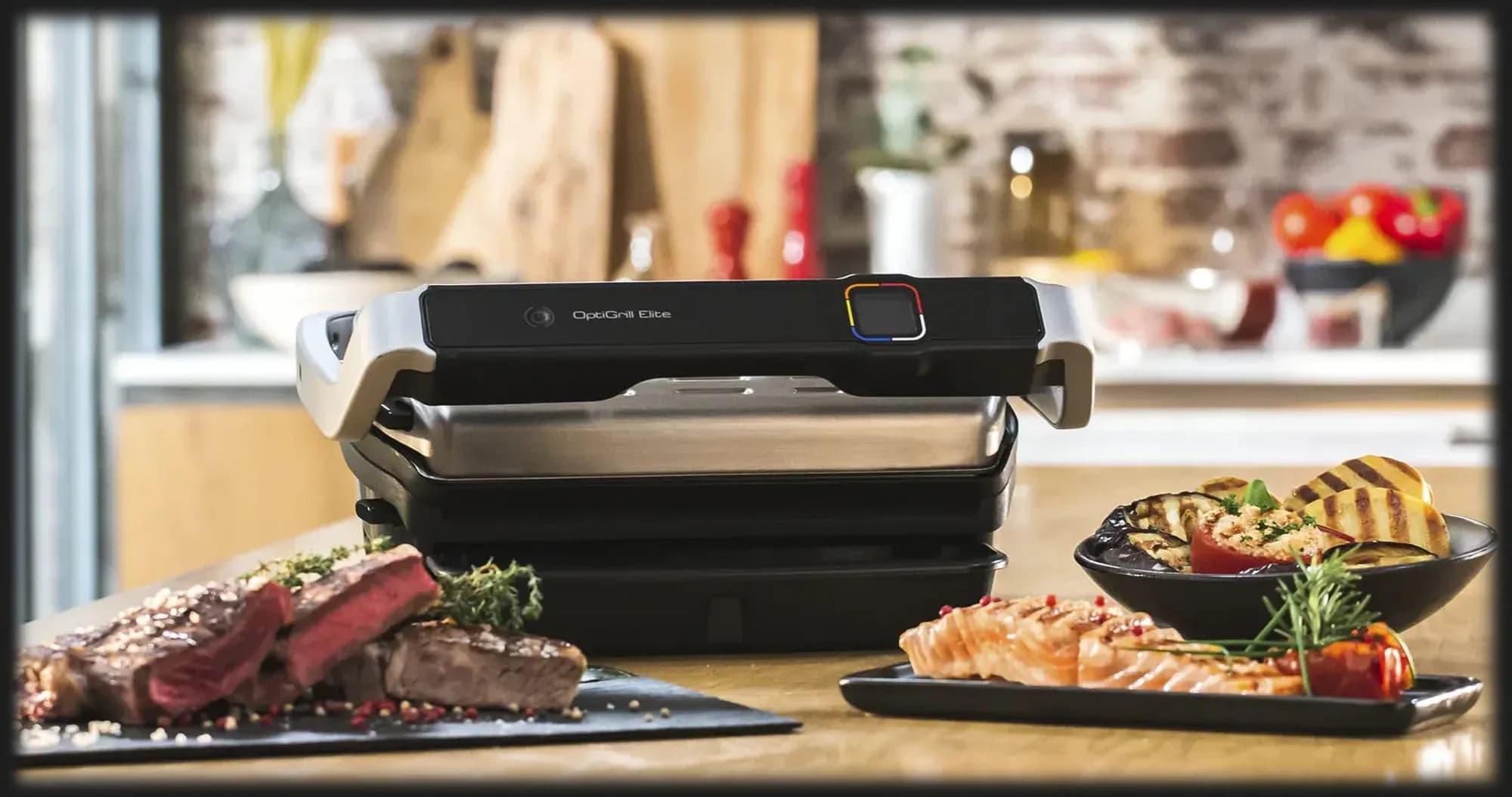 Гриль Tefal OptiGrill Elite GC750D30